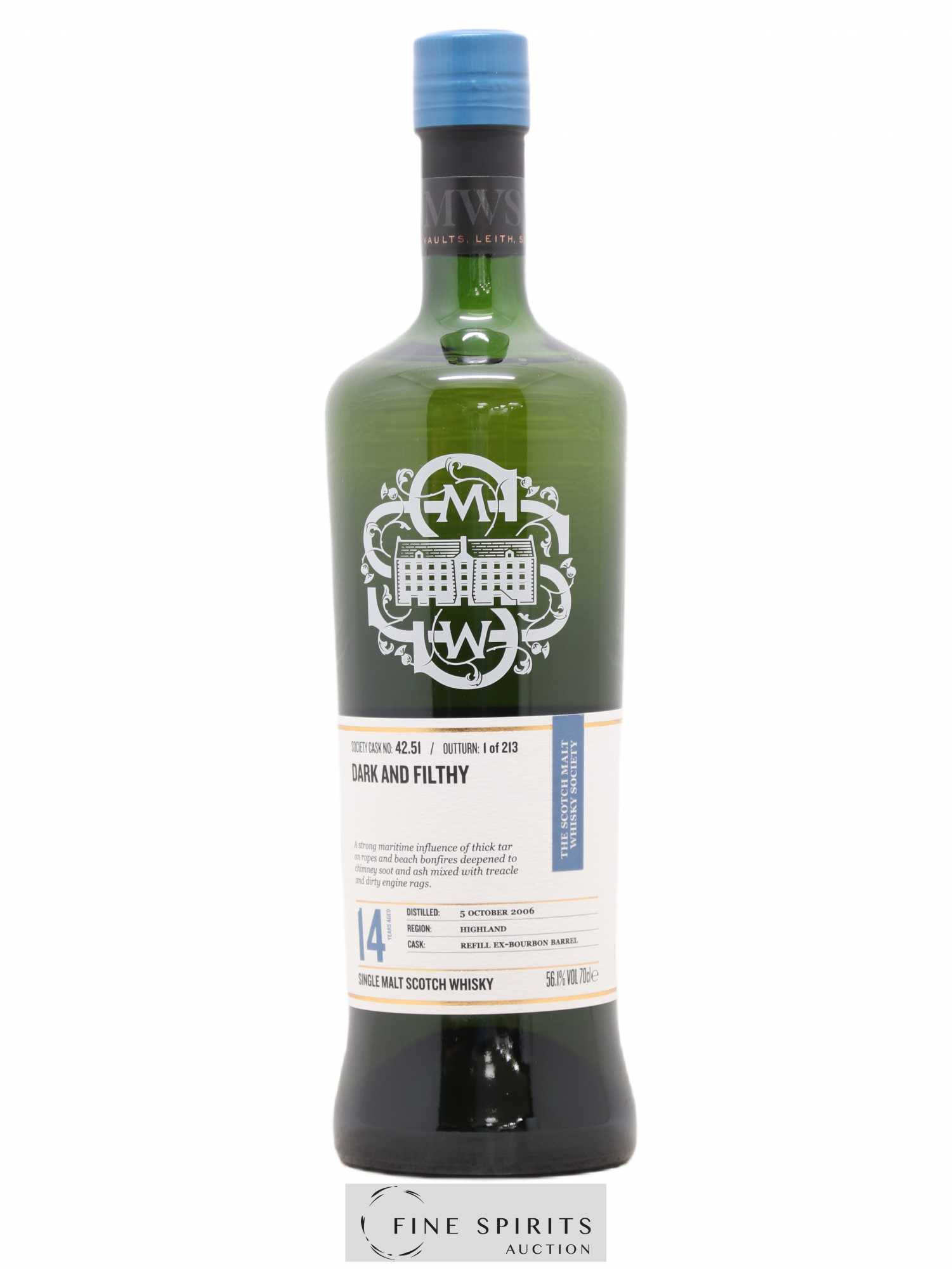 Dark and Filthy 14 years 2006 The Scotch Malt Whisky Society Cask n°42.51 - One of 213