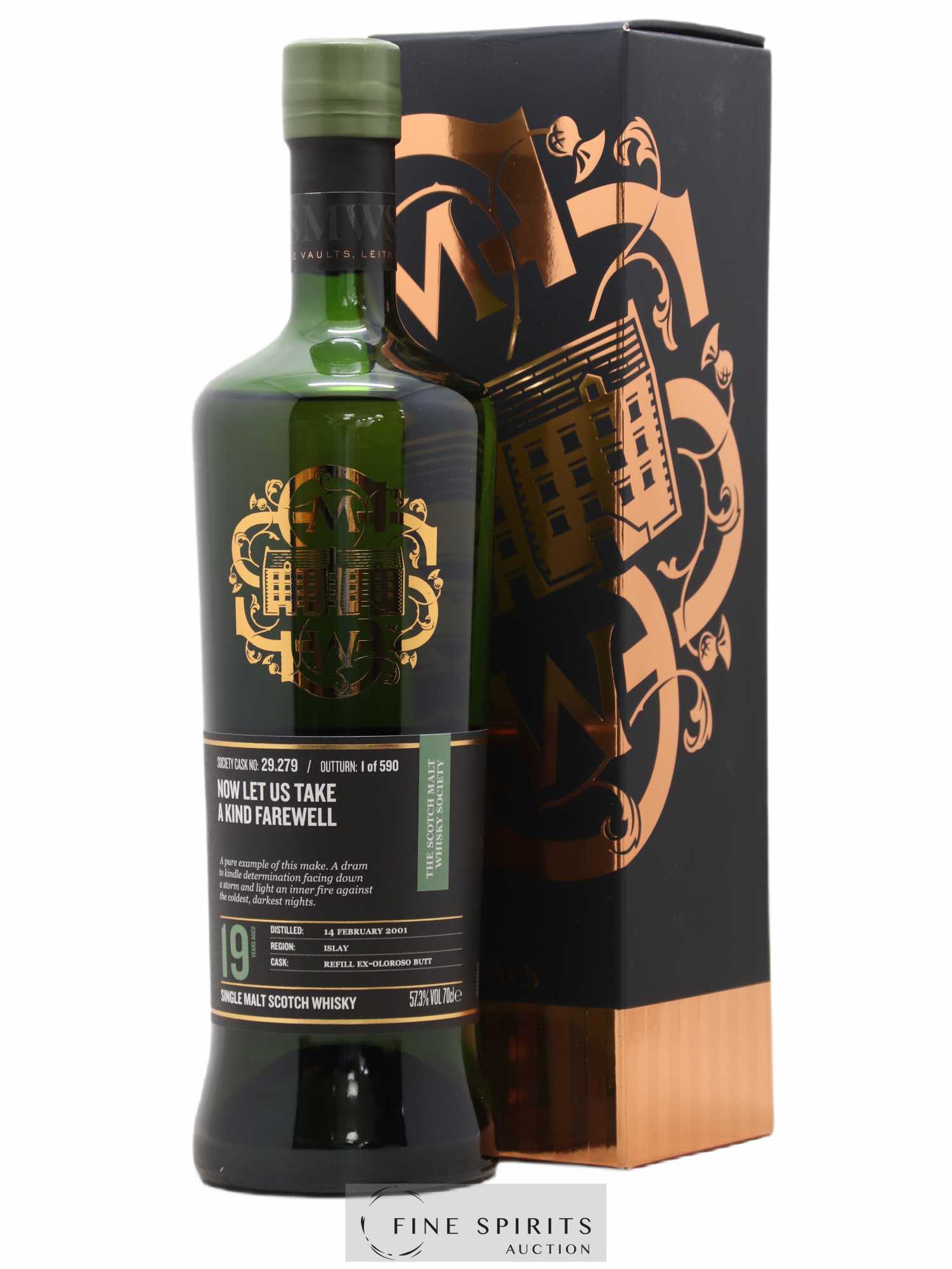 Now Let Us Take a Kind Farewell 19 years 2001 The Scotch Malt Whisky Society Cask n°29.279 - One of 590