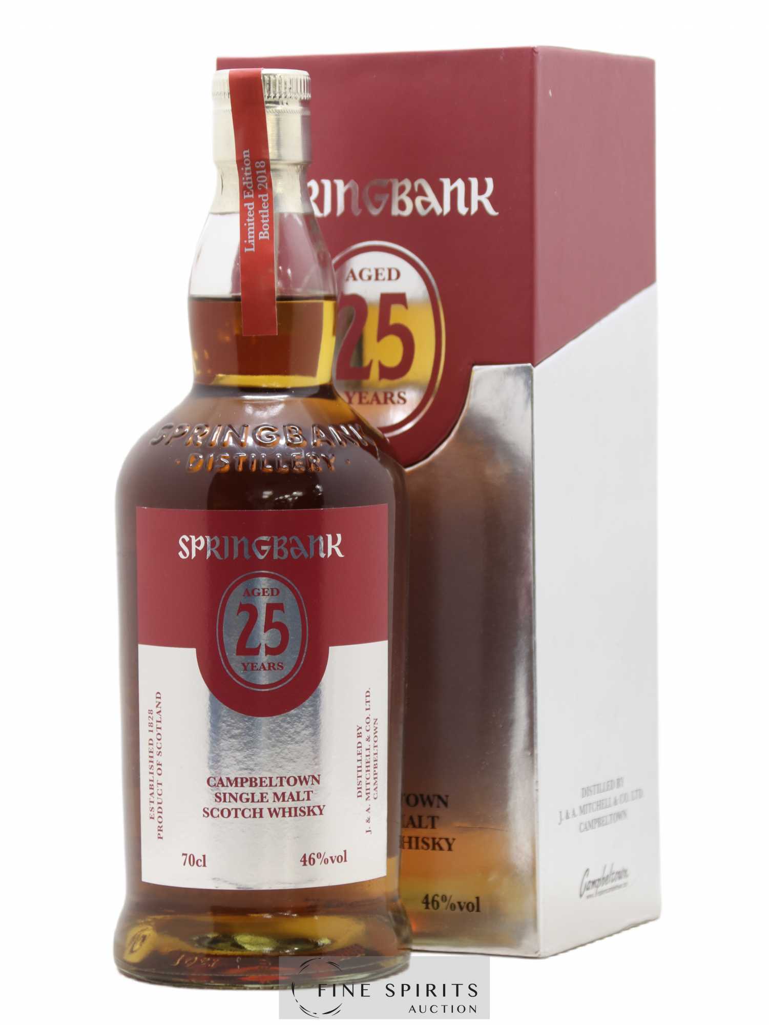 Springbank 25 years Of. One of 1200 - bottled 2018 Limited Edition