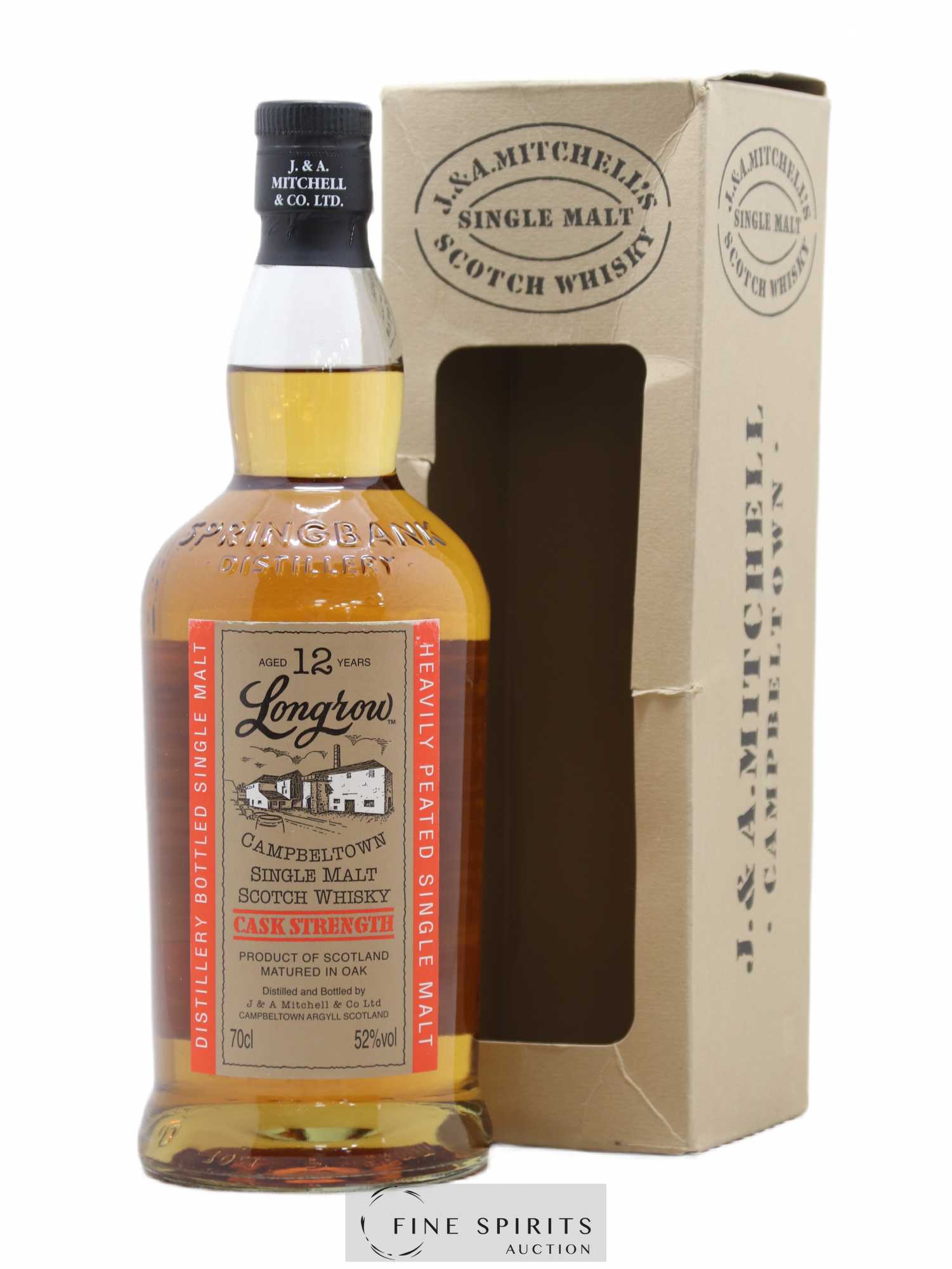 Longrow 12 years 1998 Of. Cask Strength Cask n°341 - One of 268 - bottled 2011 Dugas