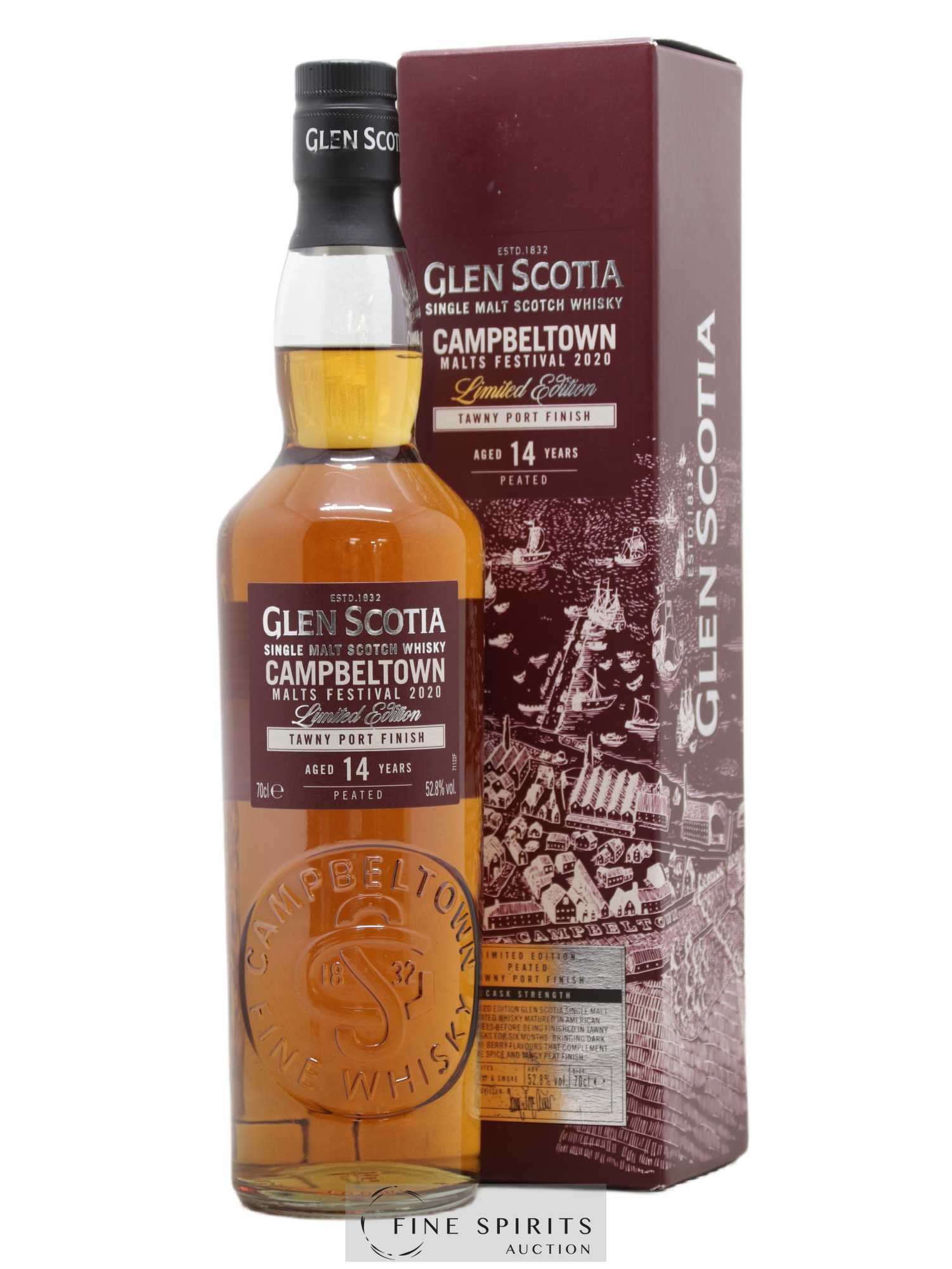 Glen Scotia 14 years Of. Tawny Port Finish Campbeltown Malts Festival 2020 Limited Edition