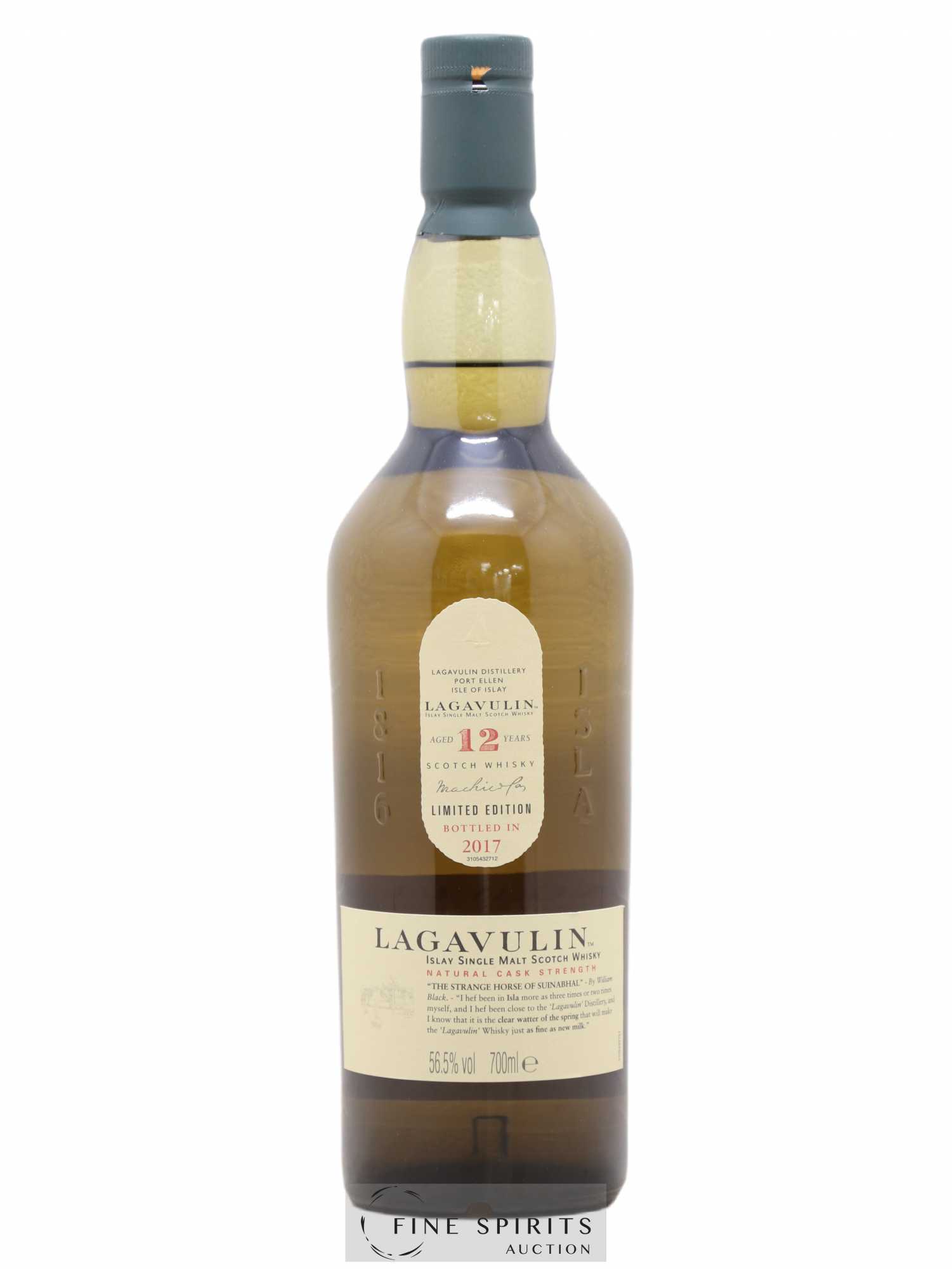 Lagavulin 12 years Of. Natural Cask Strength bottled 2017 Limited Edition