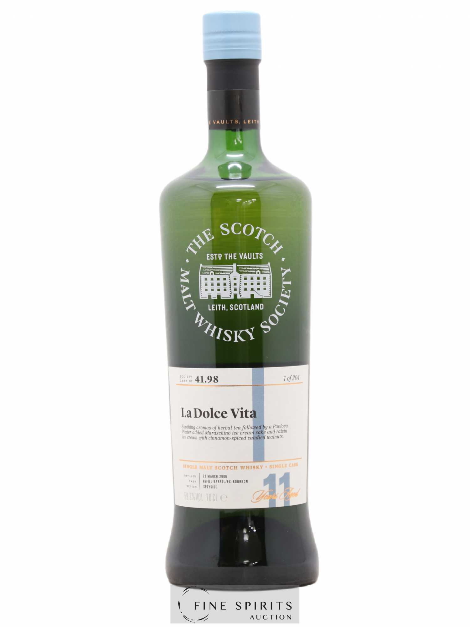 La Dolce Vita 11 years 2006 The Scotch Malt Whisky Society Cask n°41.98 - One of 204