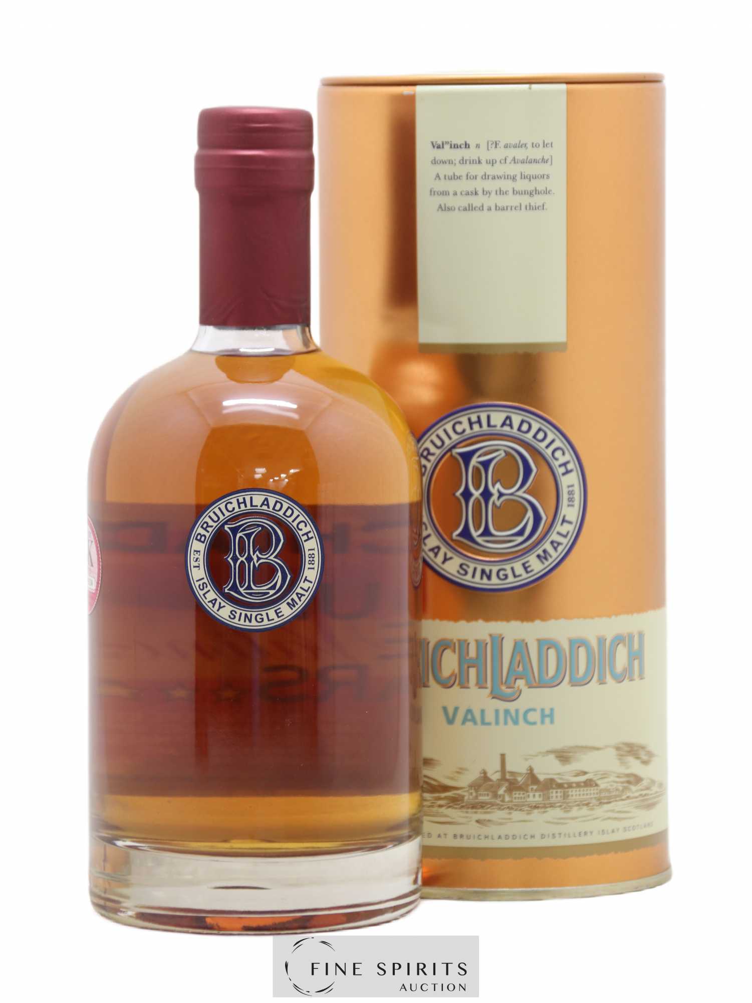 Bruichladdich 20 years 1992 Of. Valinch Four More Years Cask n°015 - One of 400