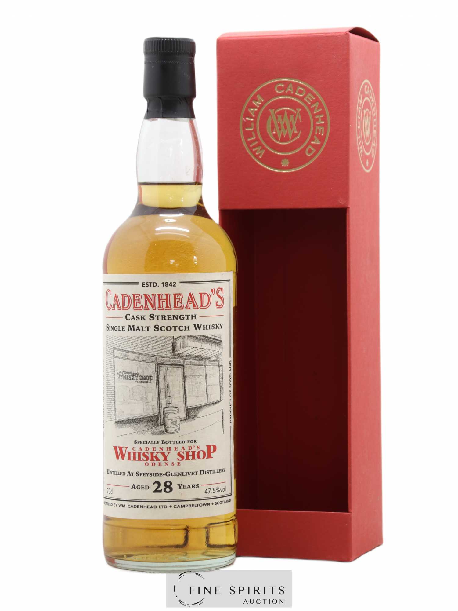 Glenlivet 28 years 1991 Cadenhead's Annual Release 2019 Hogshead Cask - One of 312 Whisky Shop