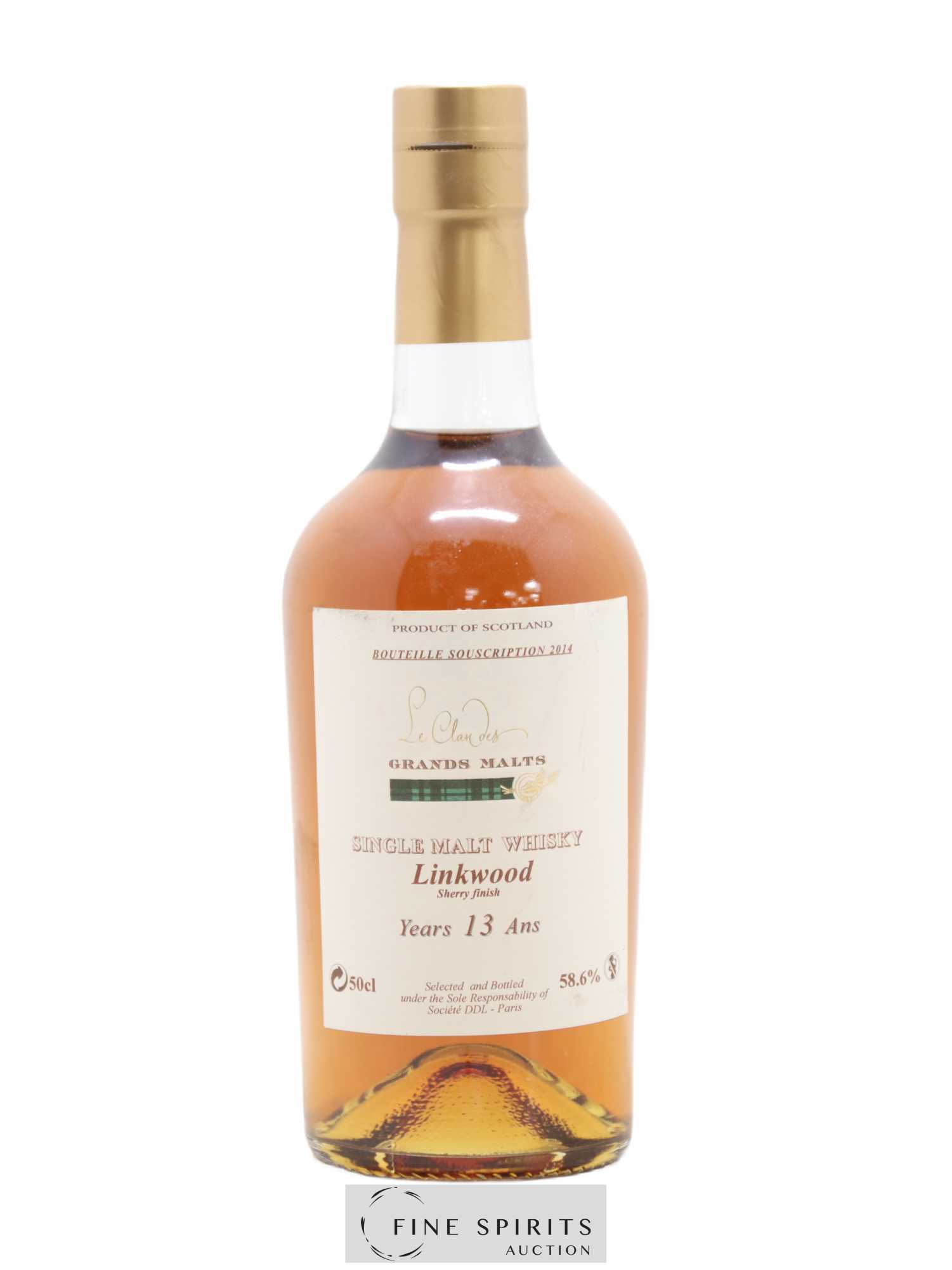 Linkwood 13 years DDL Souscription 2014 Le Clan des Grands Malts