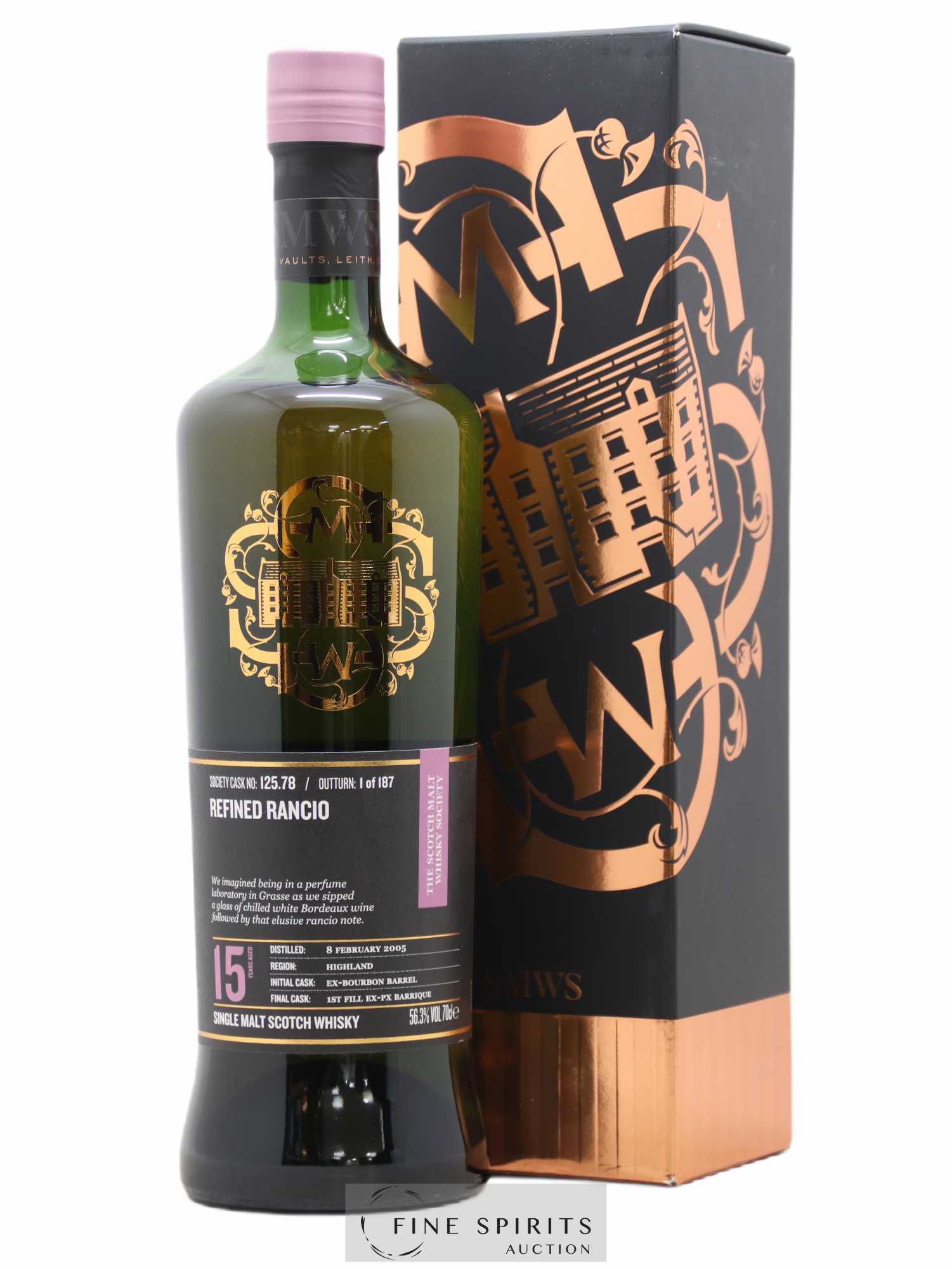 Refined Rancio 15 years 2005 The Scotch Malt Whisky Society Cask n°125.78 - One of 187