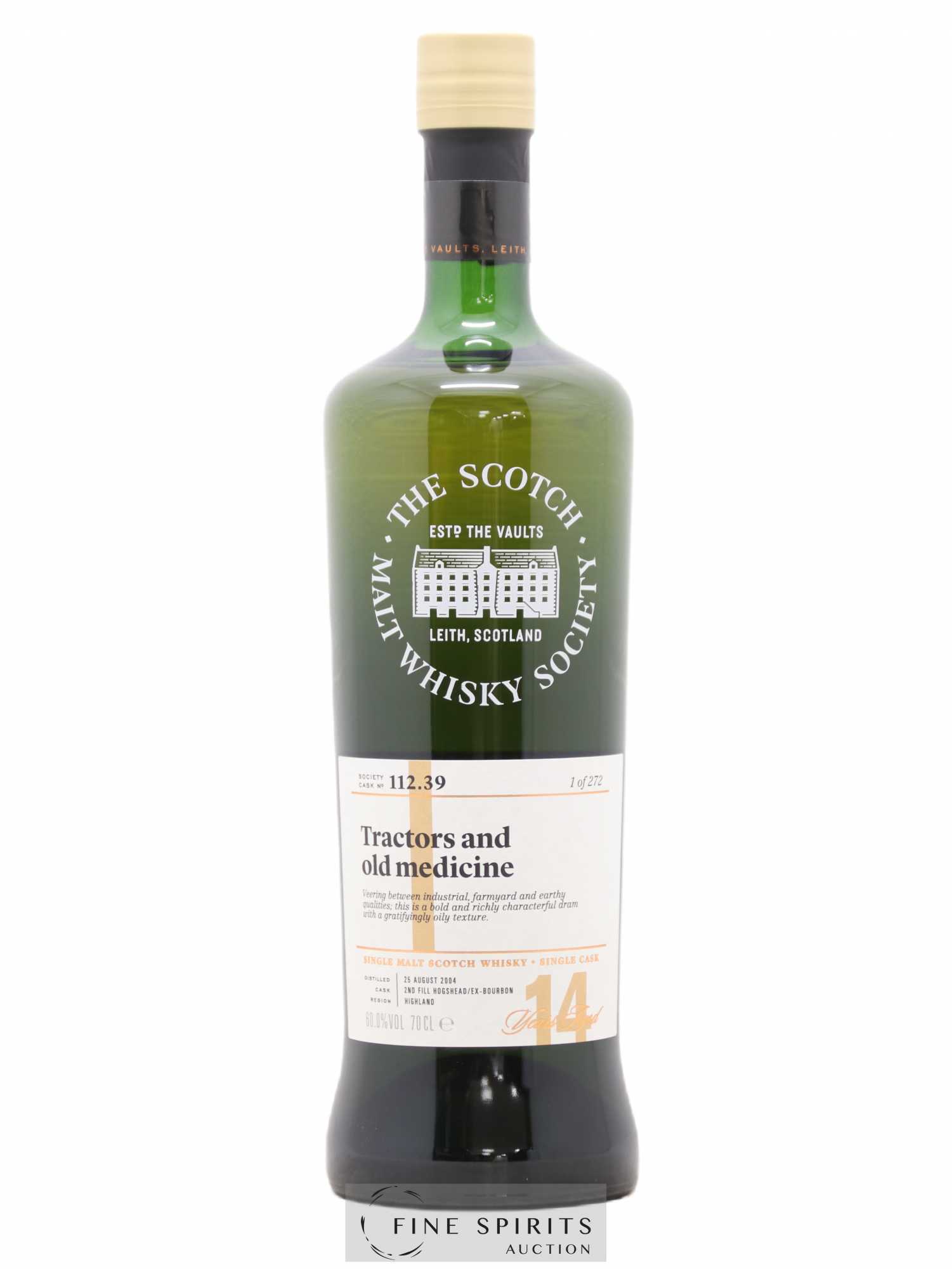 Tractors and Old Medicine 14 years 2004 The Scotch Malt Whisky Society Cask n°112.39 - One of 272