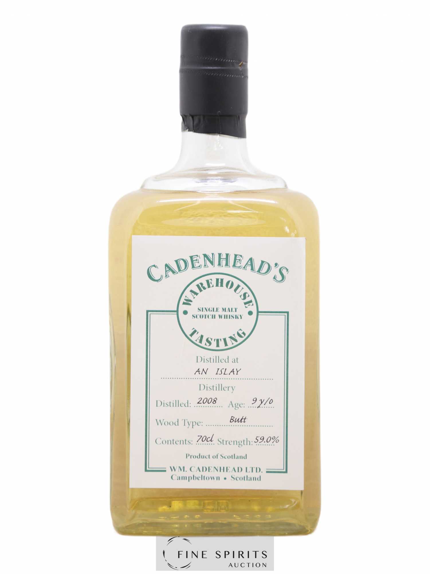 Cadenhead's 9 years 2008 Of. An Islay Distillery Butt Warehouse Tasting