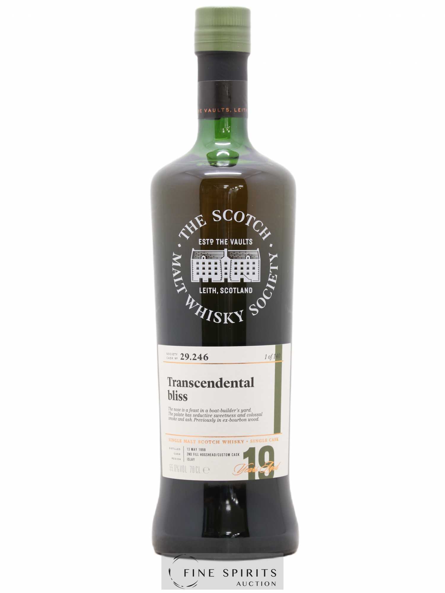 Transcendental Bliss 19 years 1998 The Scotch Malt Whisky Society Cask n°29.246 - One of 140