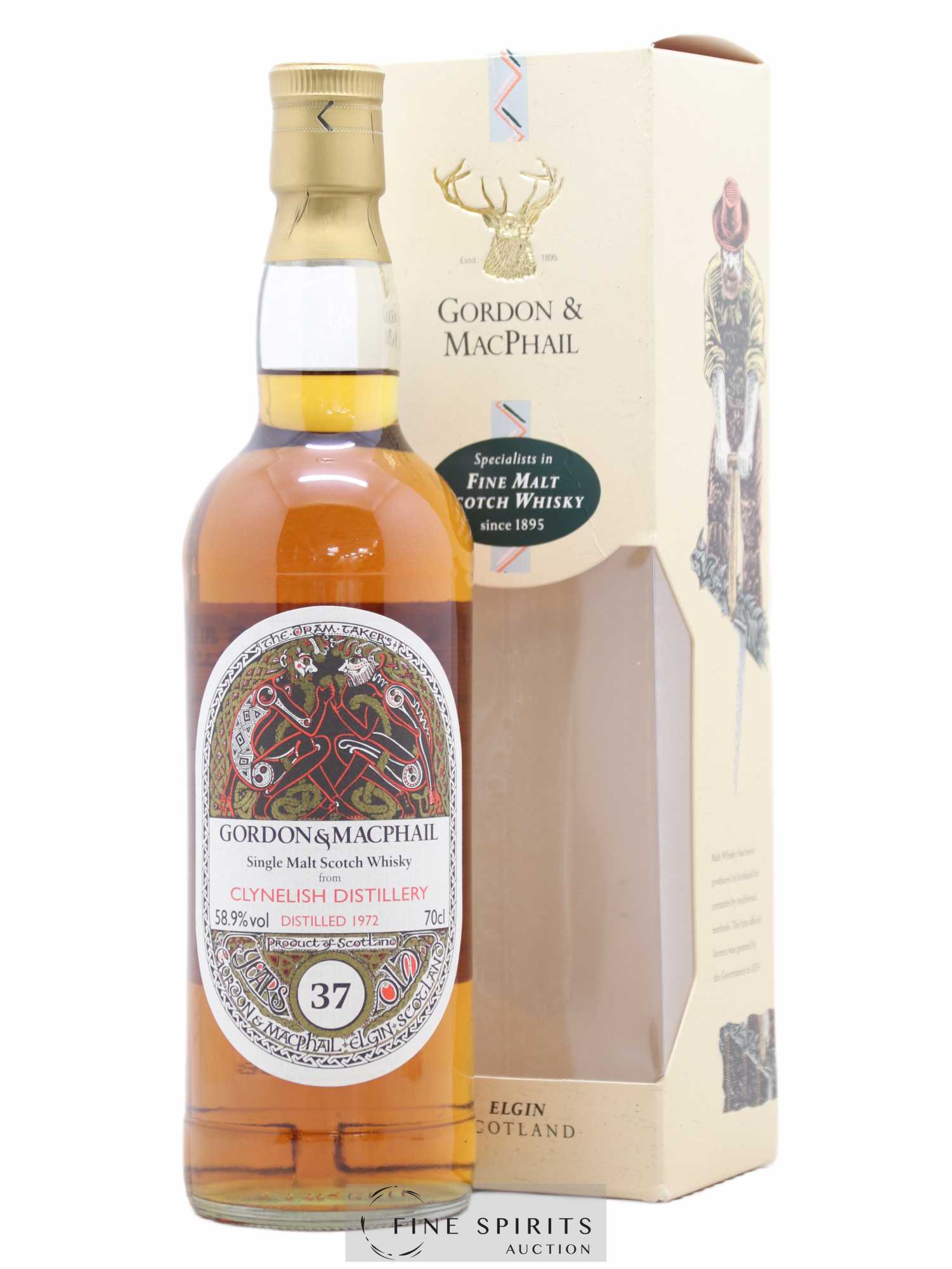 Clynelish 37 years 1972 Gordon & Macphail The Dram Taker's Refill Sherry Hogshead Cask n°14300 - Bottled 2010 LMDW