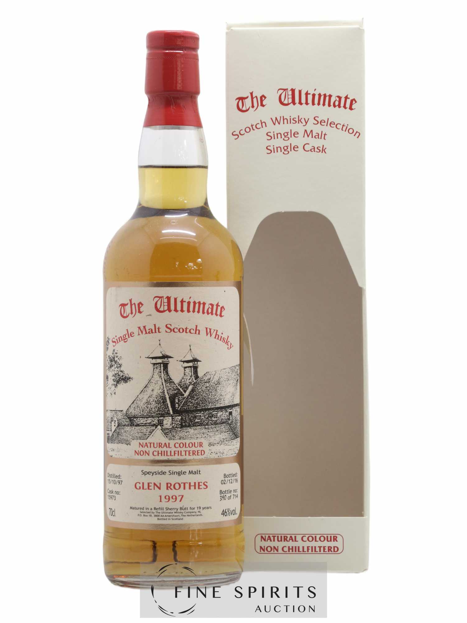 Glenrothes 19 years 1997 The Ultimate Whisky Company The Ultimate Cask n°15973 - One of 714 - bottled 2016