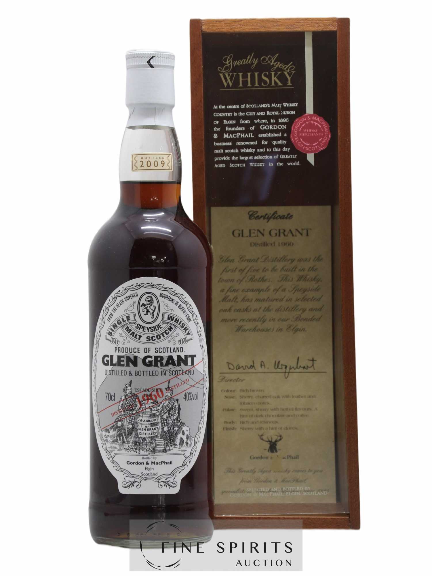 Glen Grant 1960 Gordon & MacPhail bottled 2009