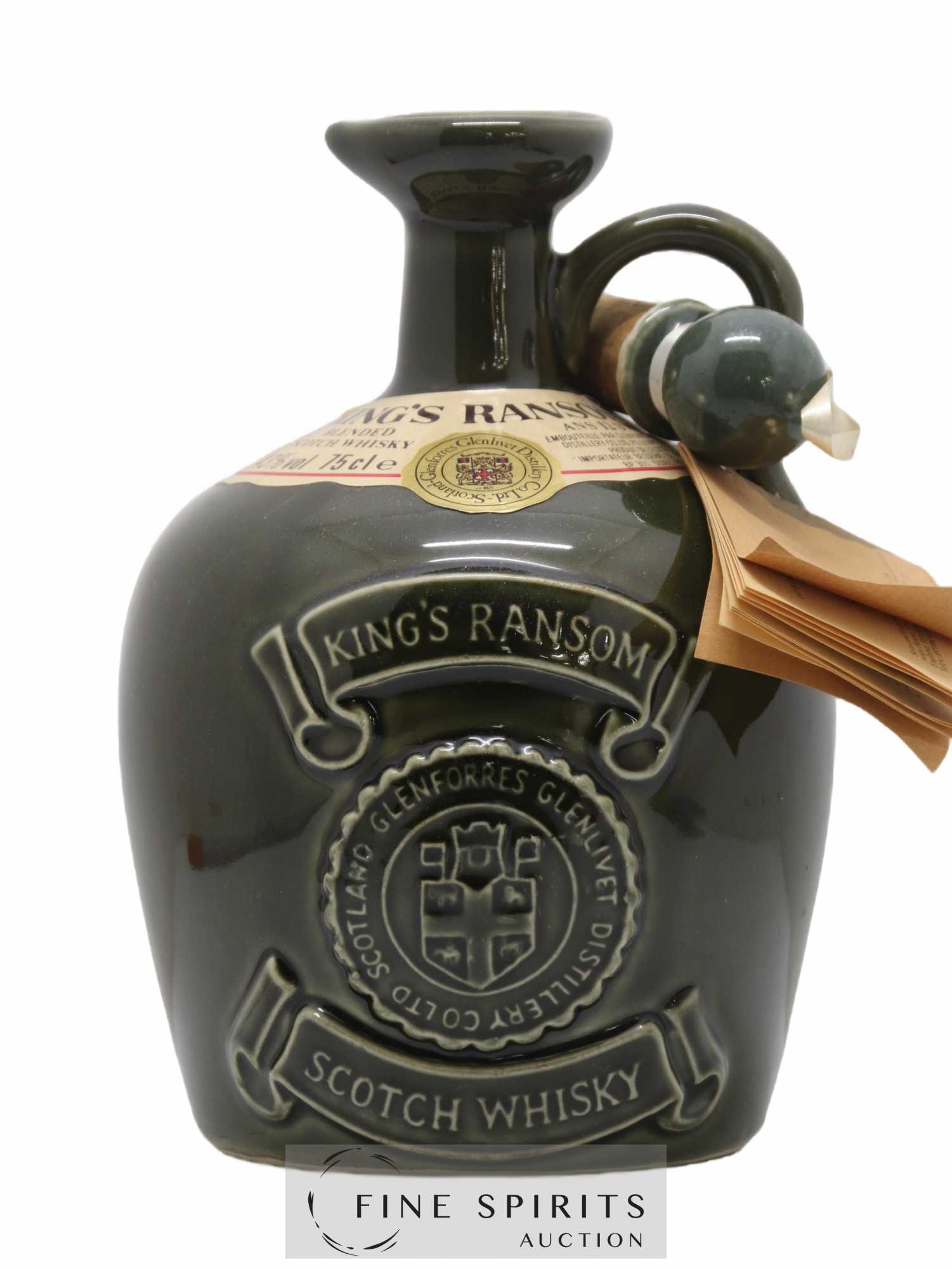 King's Ransom 12 years Of. Ceramic Jug