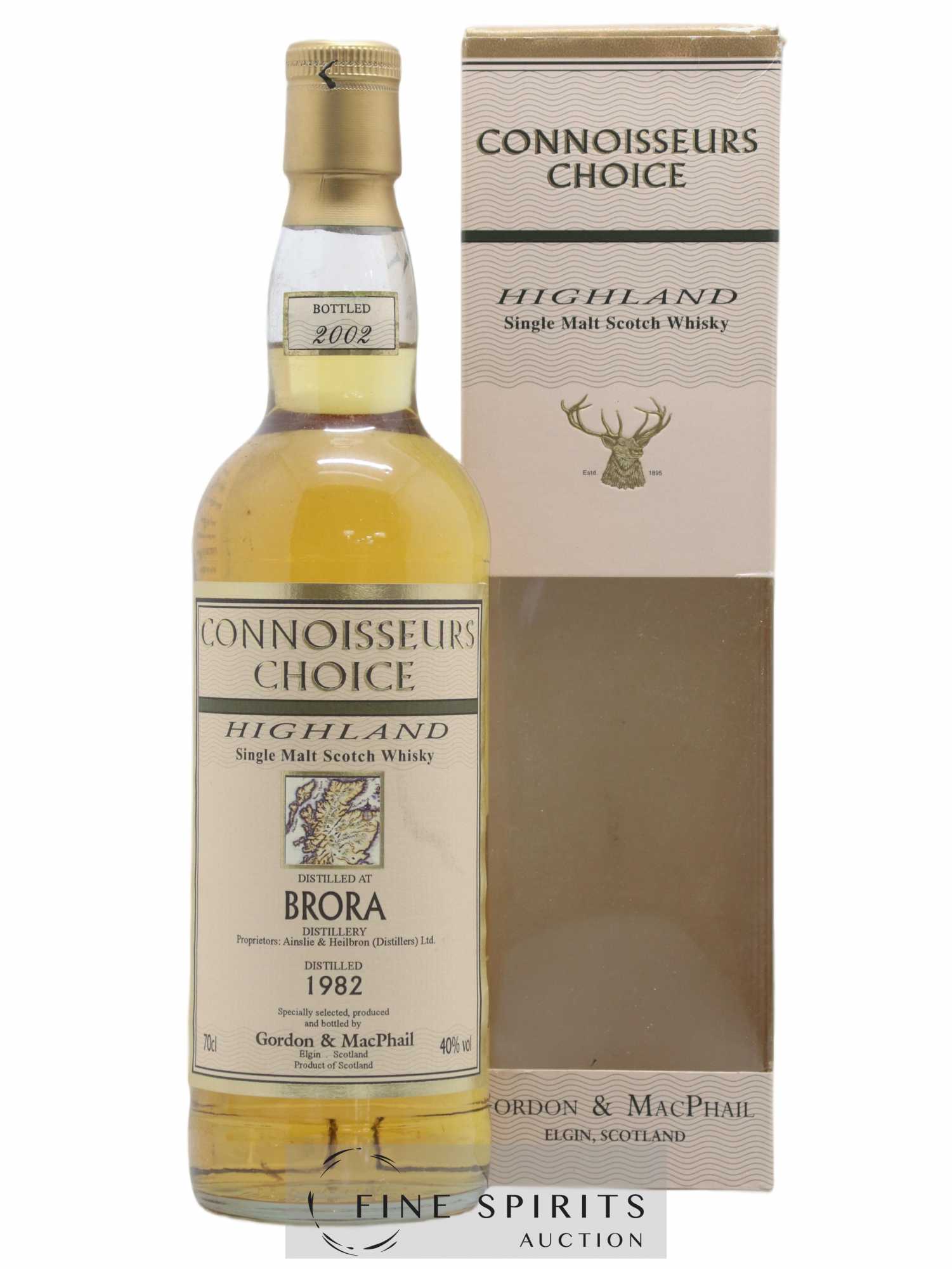 Brora 1982 Gordon & MacPhail bottled 2002 Connoisseurs Choice