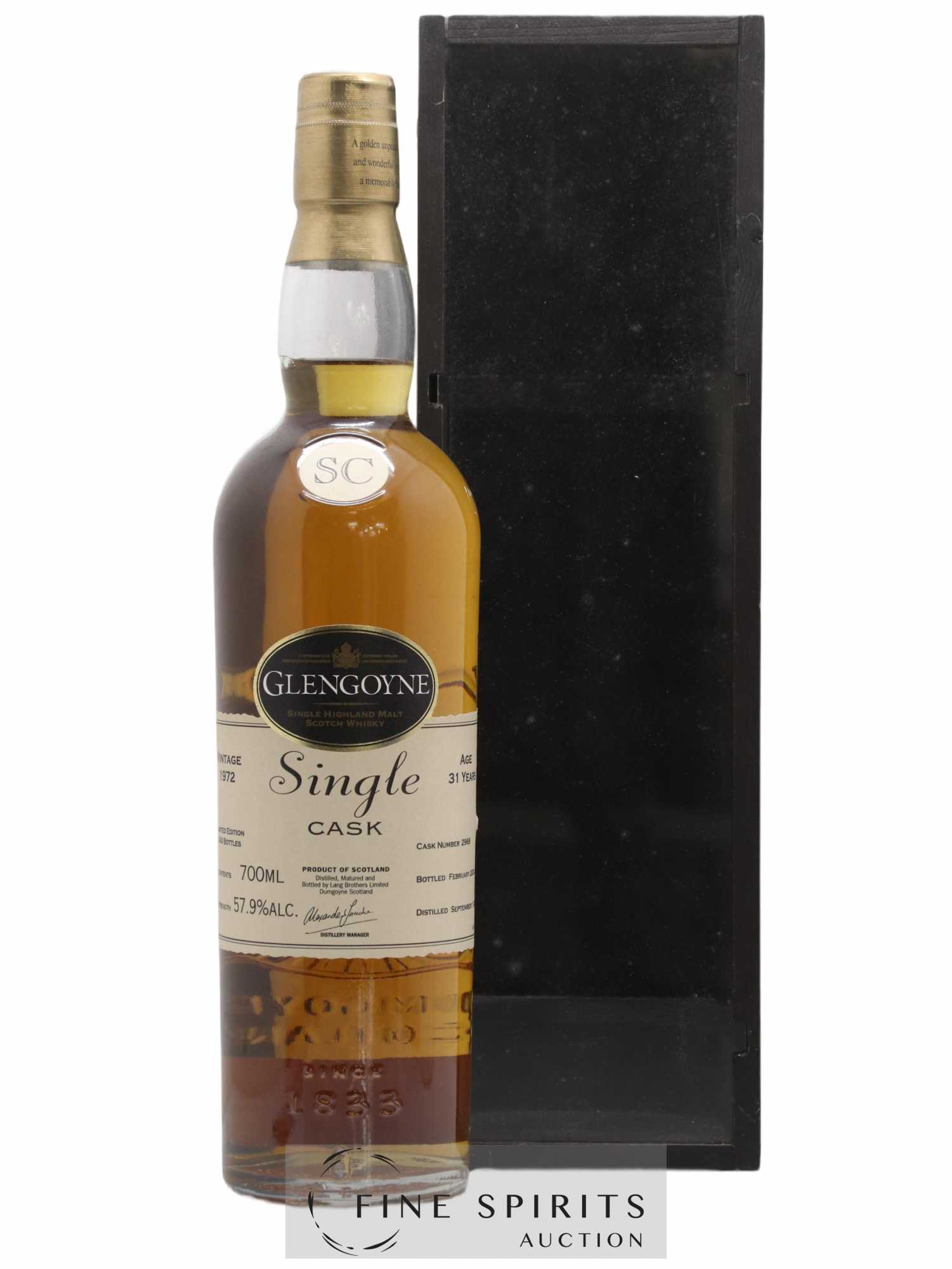 Glengoyne 31 years 1972 Of. Single Cask n°2968 - One of 540 - bottled 2004