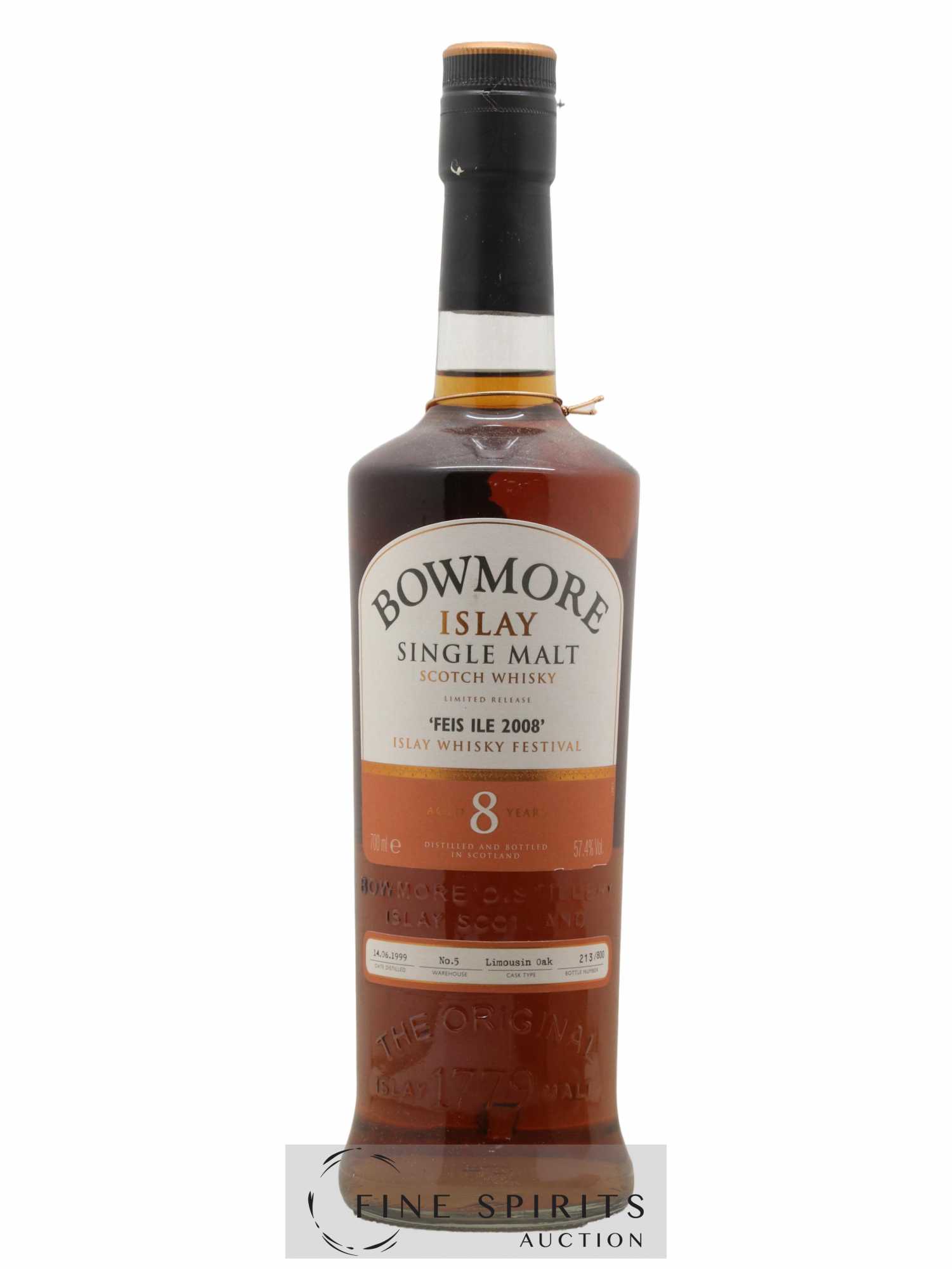 Bowmore 8 years 1999 Of. Feis Ile 2008 One of 800 Limited Release