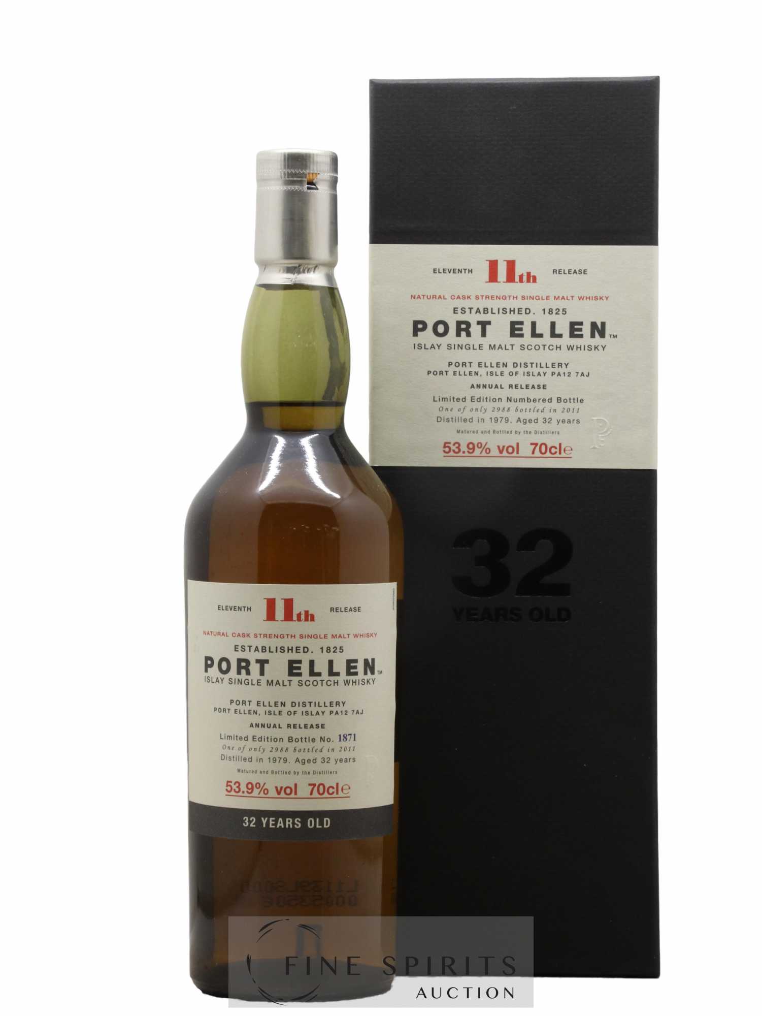 Buy Port Ellen 32 years 1979 Of. 11th Release Natural Cask Strength - One  of 2988 - bottled 2011 Limited Edition (lot: 511)