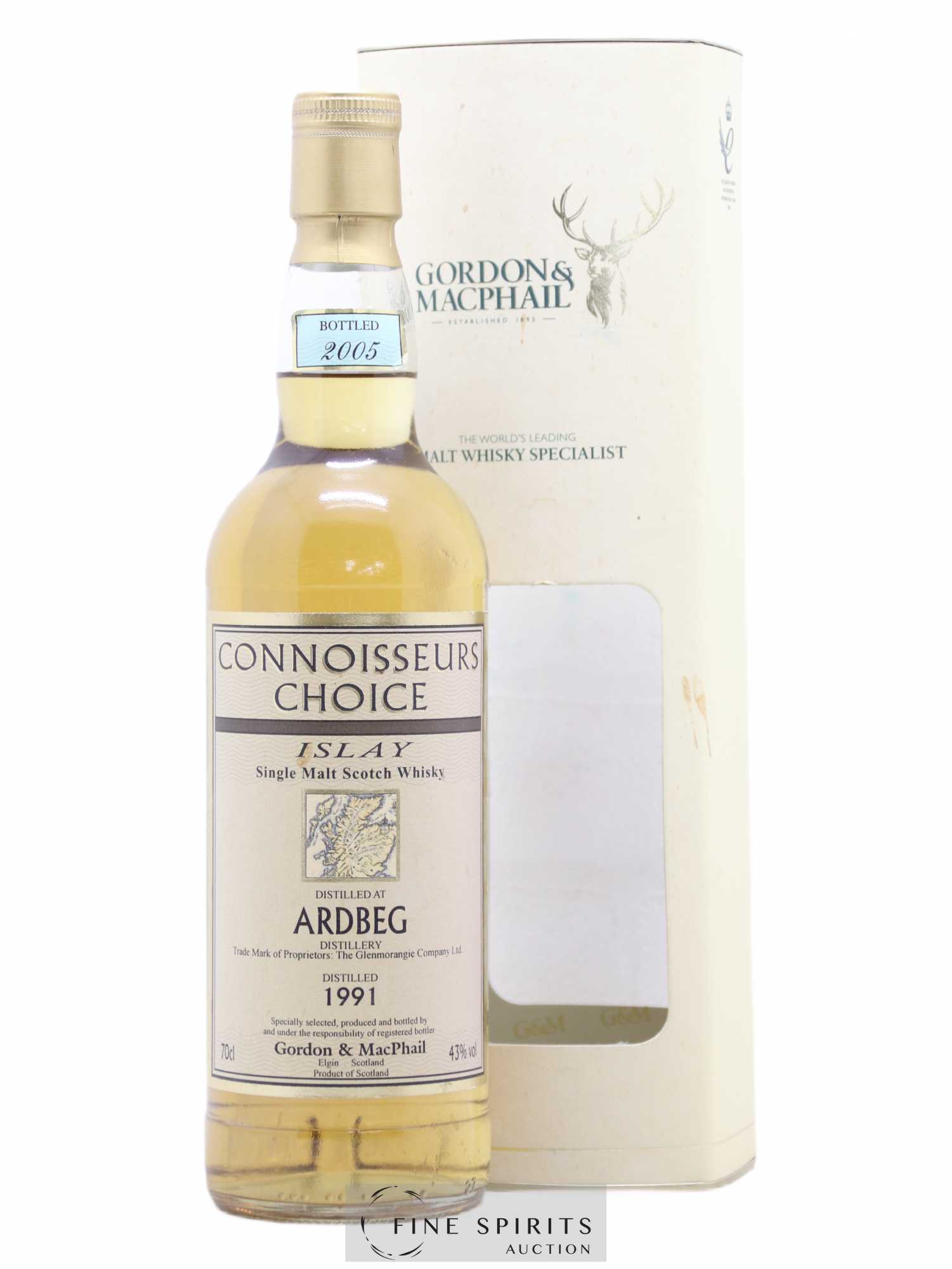 Ardbeg 1991 Gordon & MacPhail Refill Sherry Butts - bottled 2005 Connoisseurs Choice