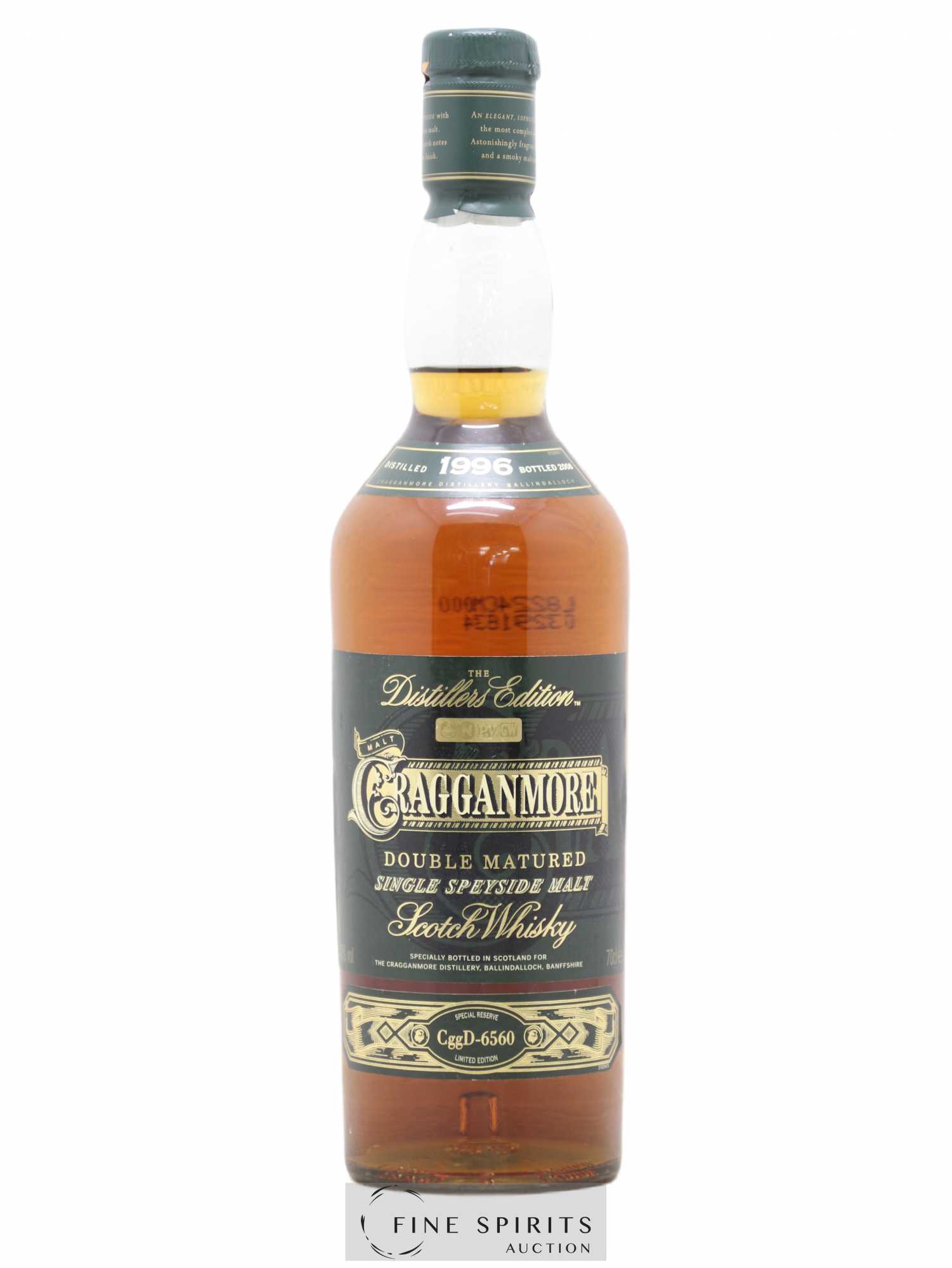 Cragganmore 1996 Of. The Distillers Edition Special Reserve CggD-6560 - bottled 2008 Limited Edition