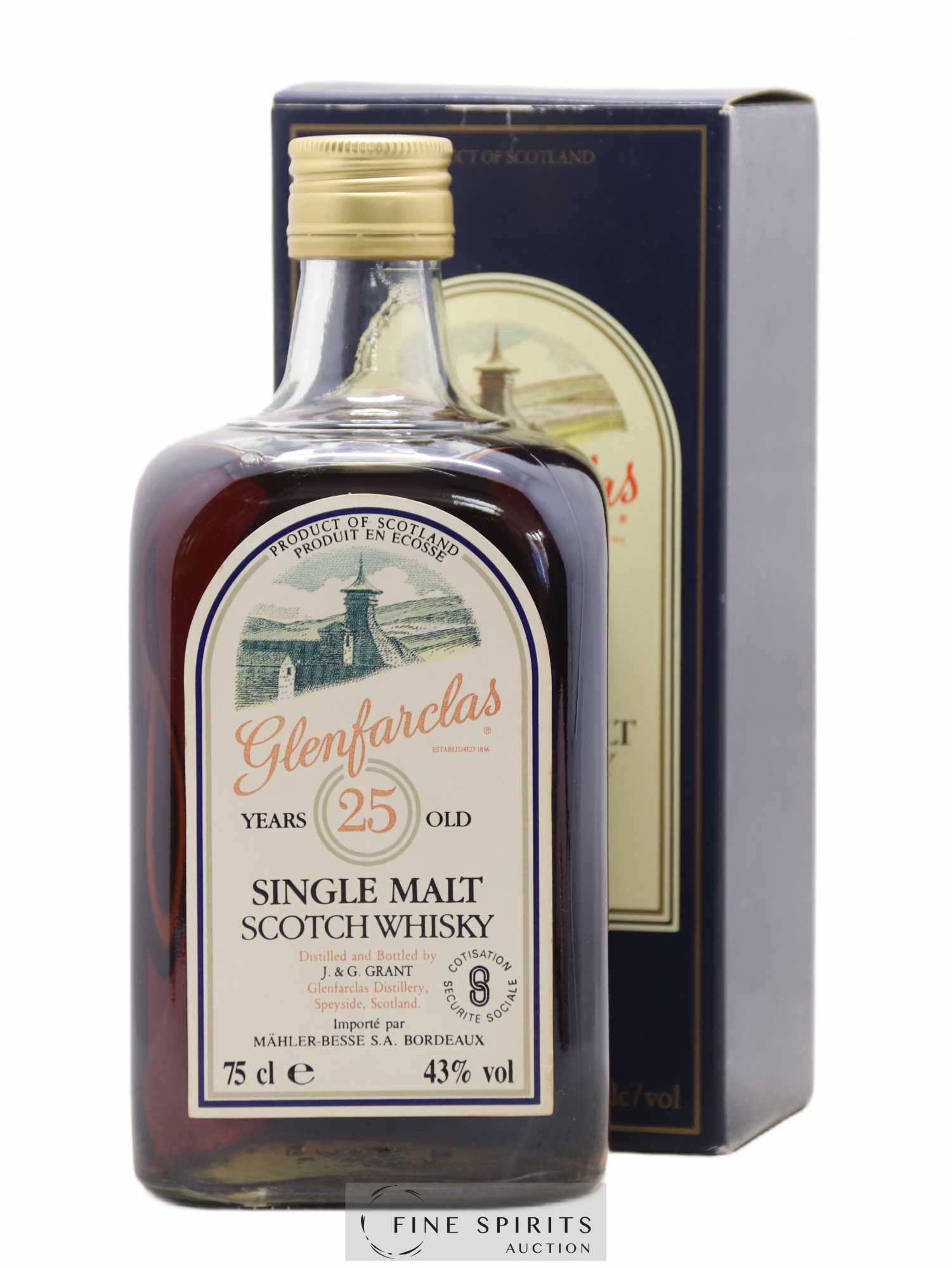 Glenfarclas 25 years Of. Mahler-Besse Import (75cl.)