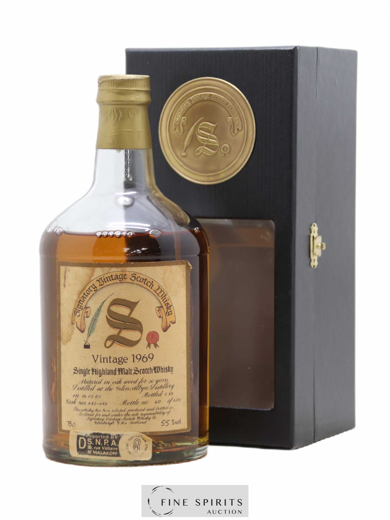 Glen Albyn 20 years 1969 Signatory Vintage Casks n°483-484 - One of 600 - bottled 1989 SNPA Import