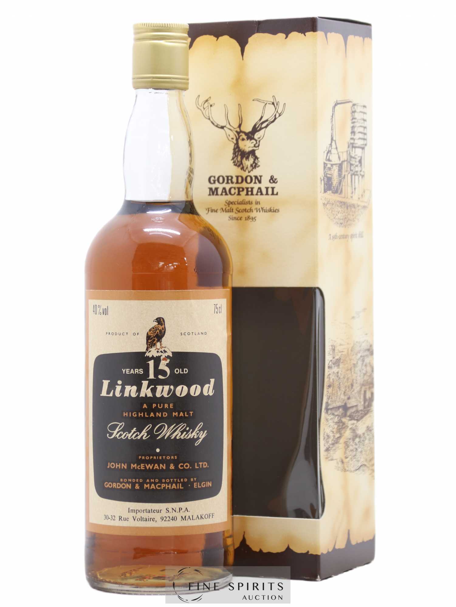 Linkwood 15 years Gordon & MacPhail SNPA Import