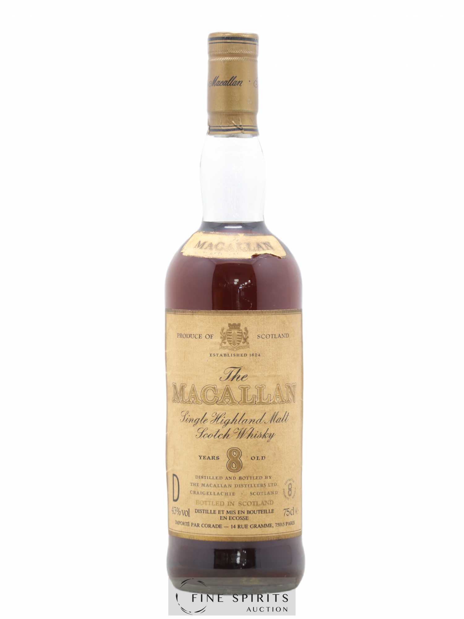 Macallan (The) 8 years Of. Corade Import