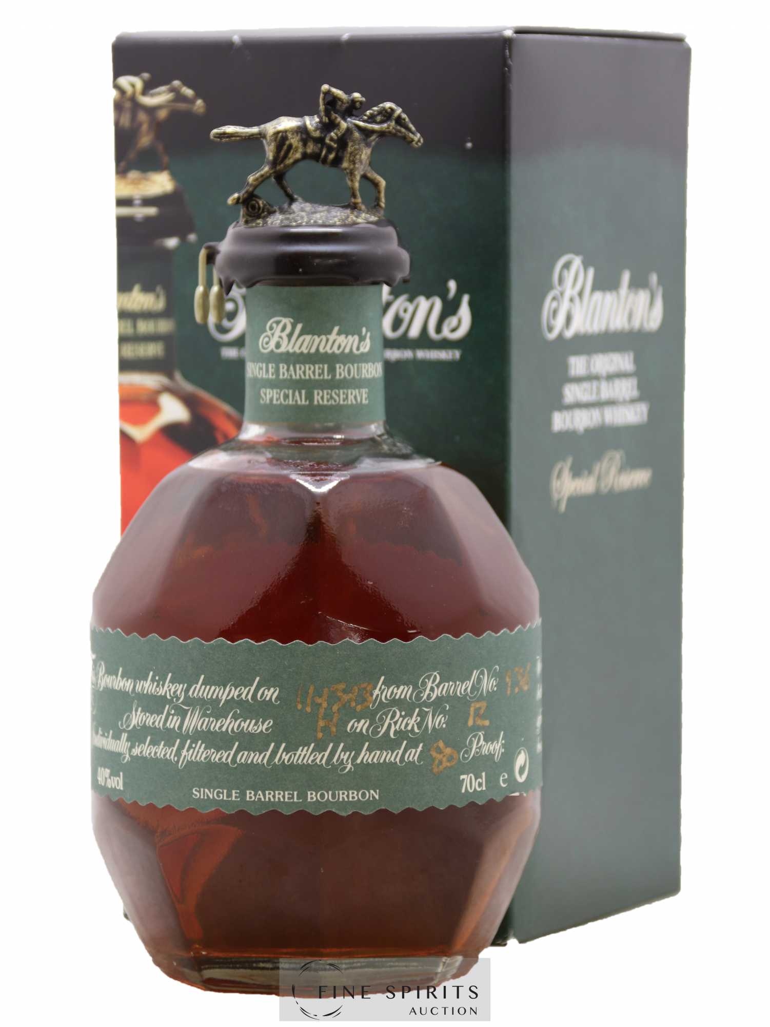 Blanton's Of. Special Reserve Warehouse H - Barrel n°136 - dumped 2013