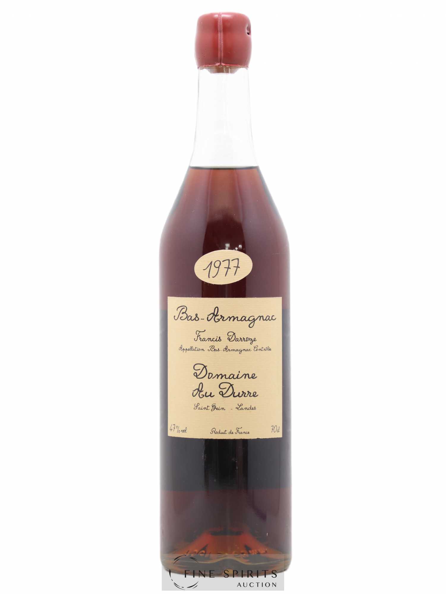 Francis Darroze 1977 Of. Domaine Au Durre bottled 2002 Collection Unique