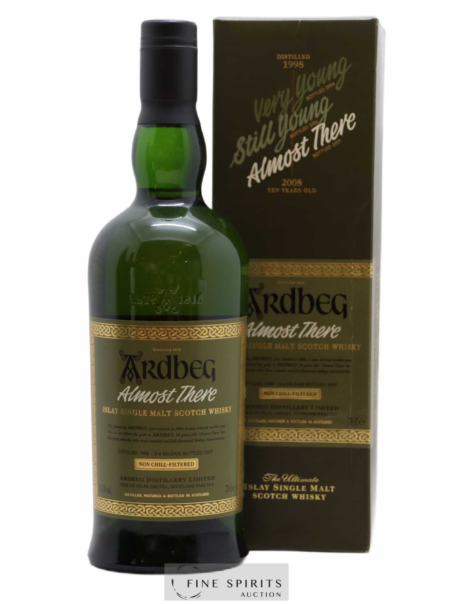 Ardbeg 1998 Of. Almost There 3rd Release - Committee Approved - bottled 2007