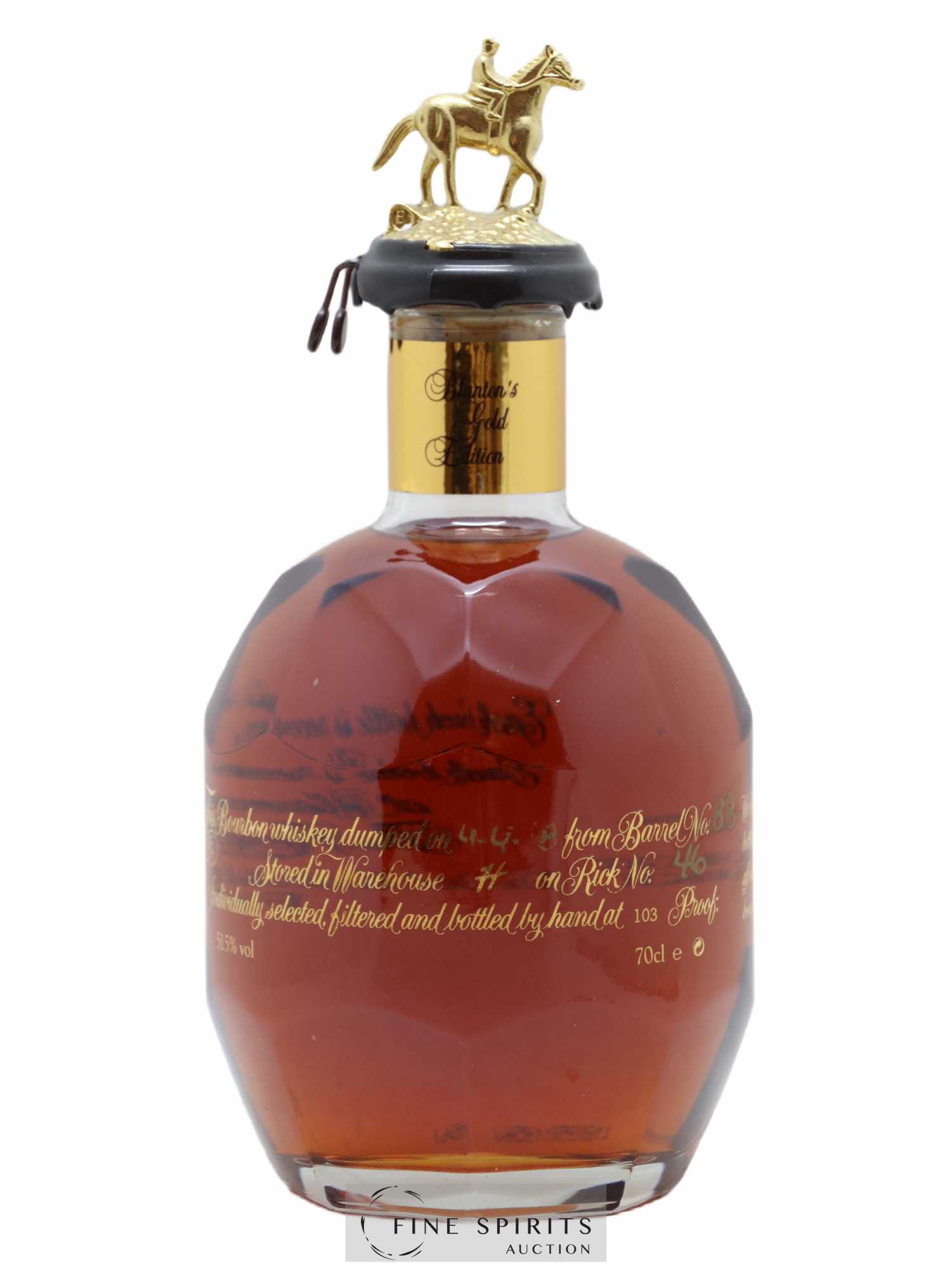 Blanton's Of. Gold Edition Warehouse H - Barrel n°88 - dumped 2008