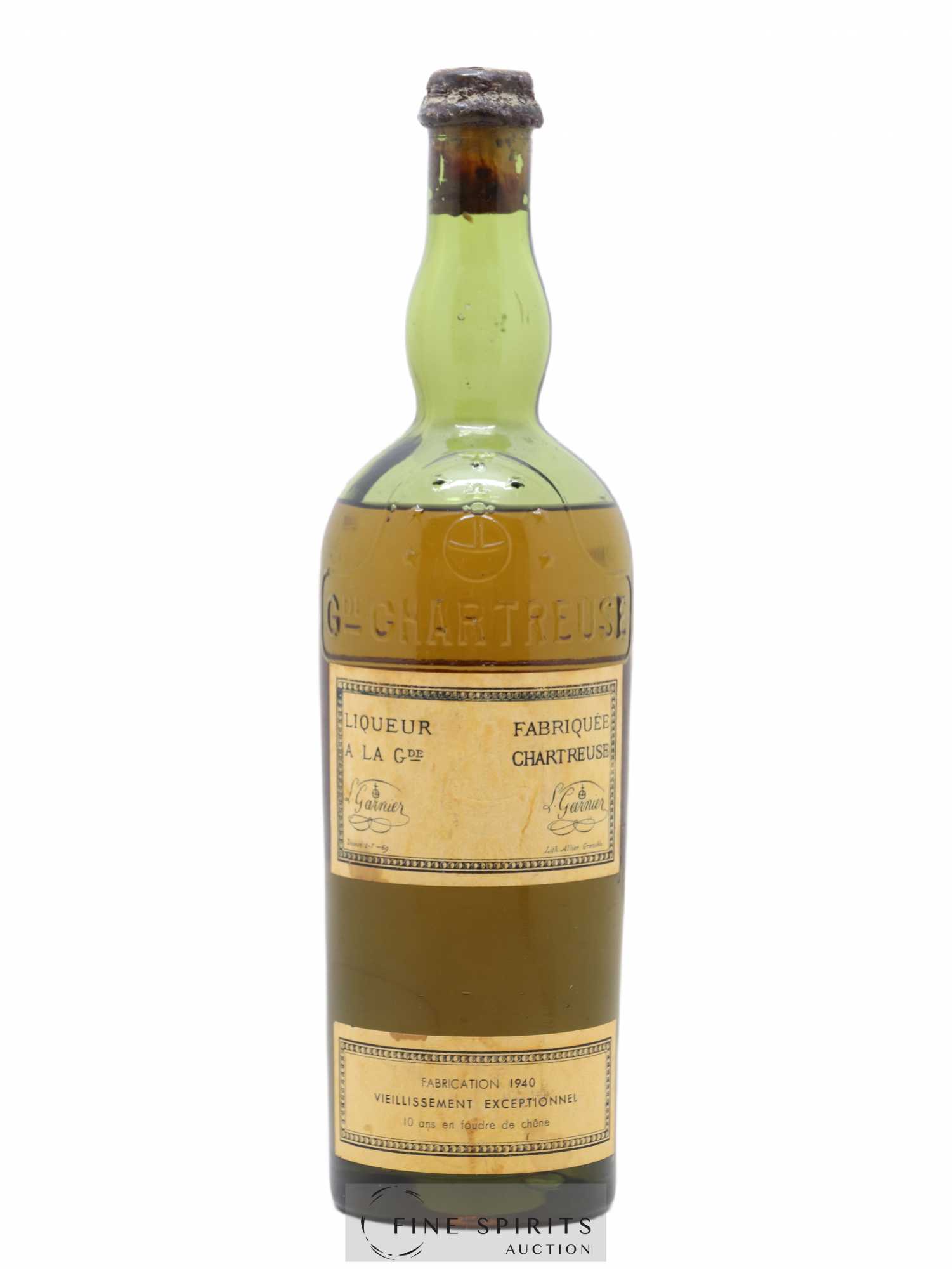 Chartreuse 10 years 1940 Of. Vieillissement Exceptionnel One of 800