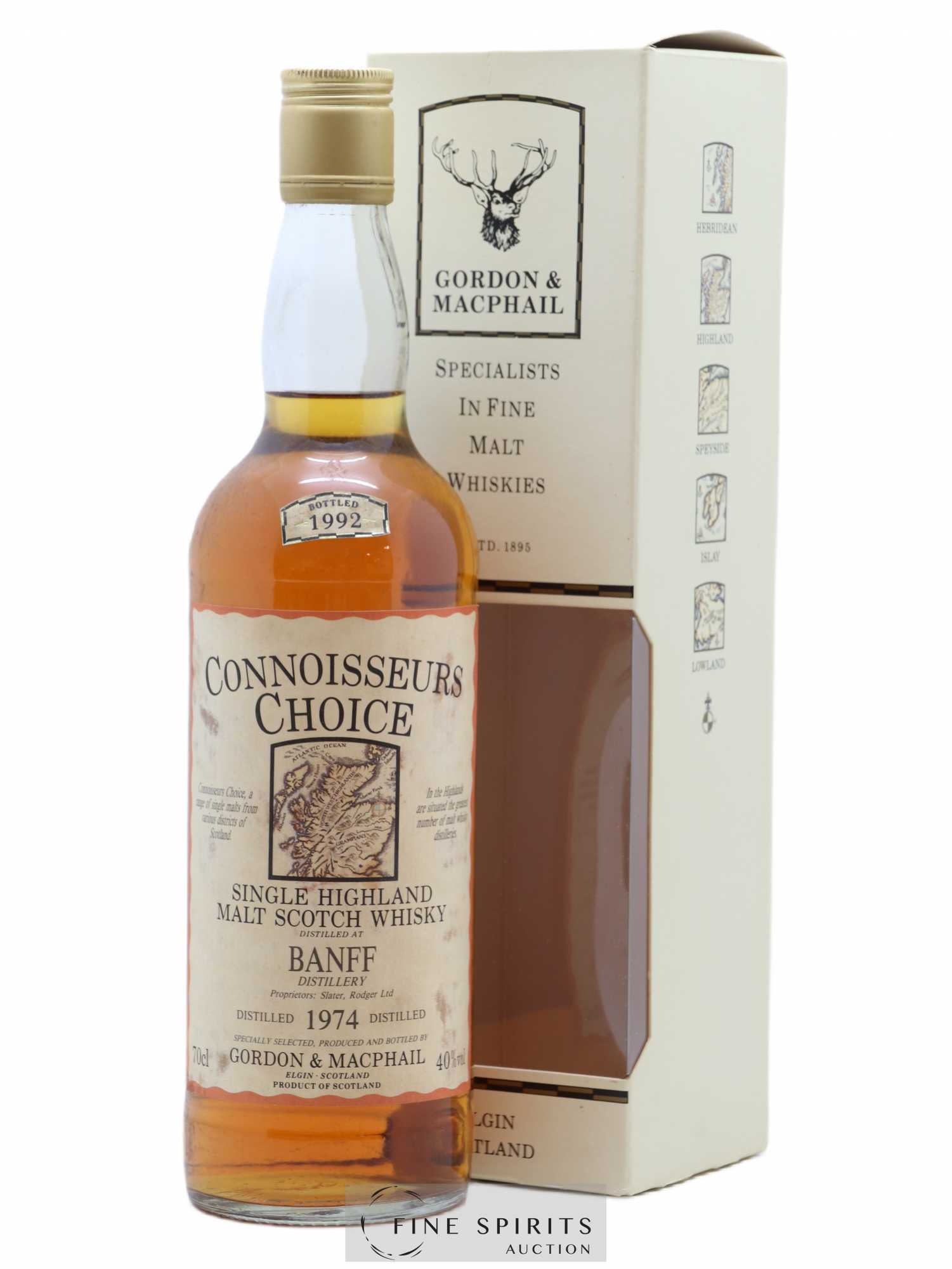 Banff 1974 Gordon & Macphail bottled 1992 Connoisseurs Choice