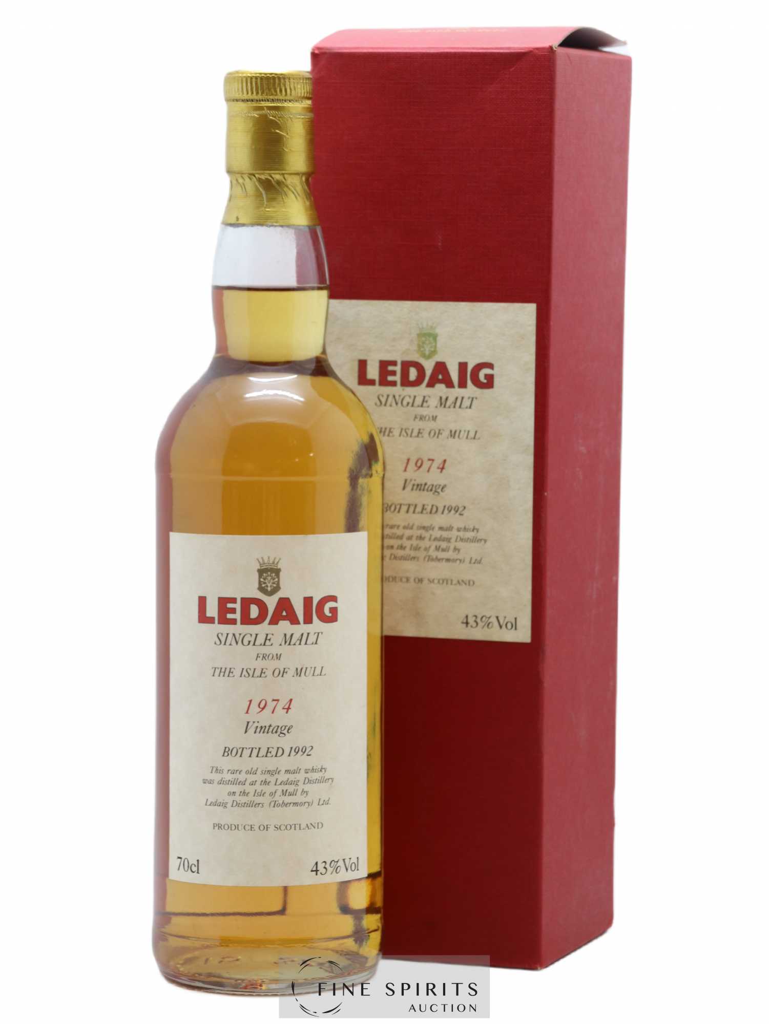 Ledaig 1974 Of. bottled 1992