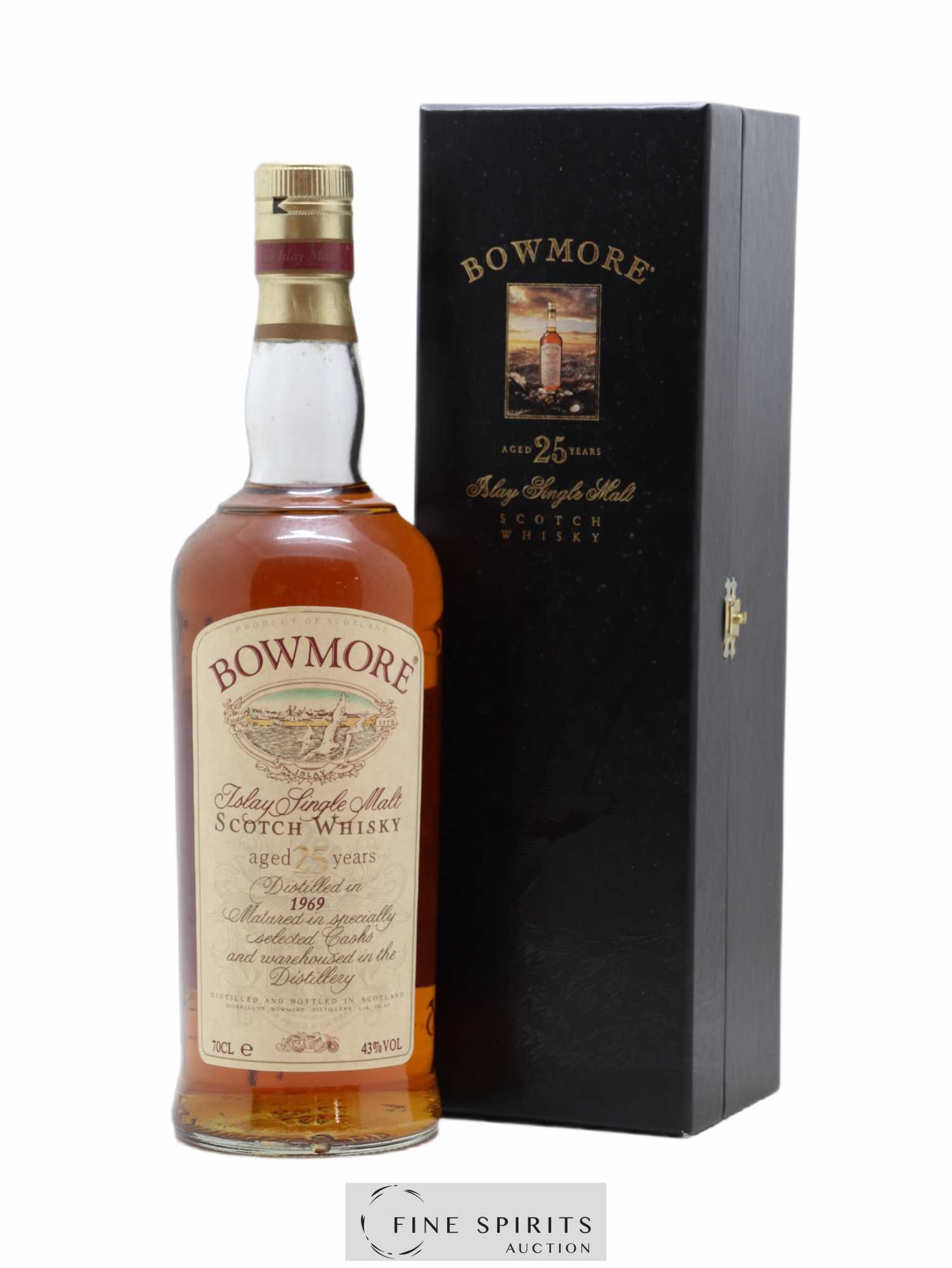 Bowmore 25 years 1969 Of.