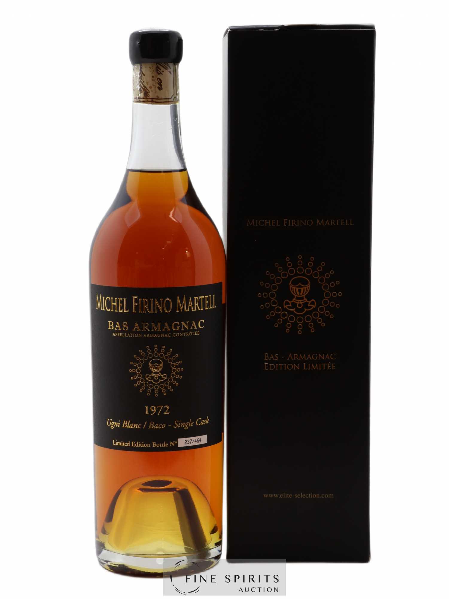 Gelas 1972 Of. Michel Firino Martell Cask n°542 - One of 464 - bottled 2019 Limited Edition