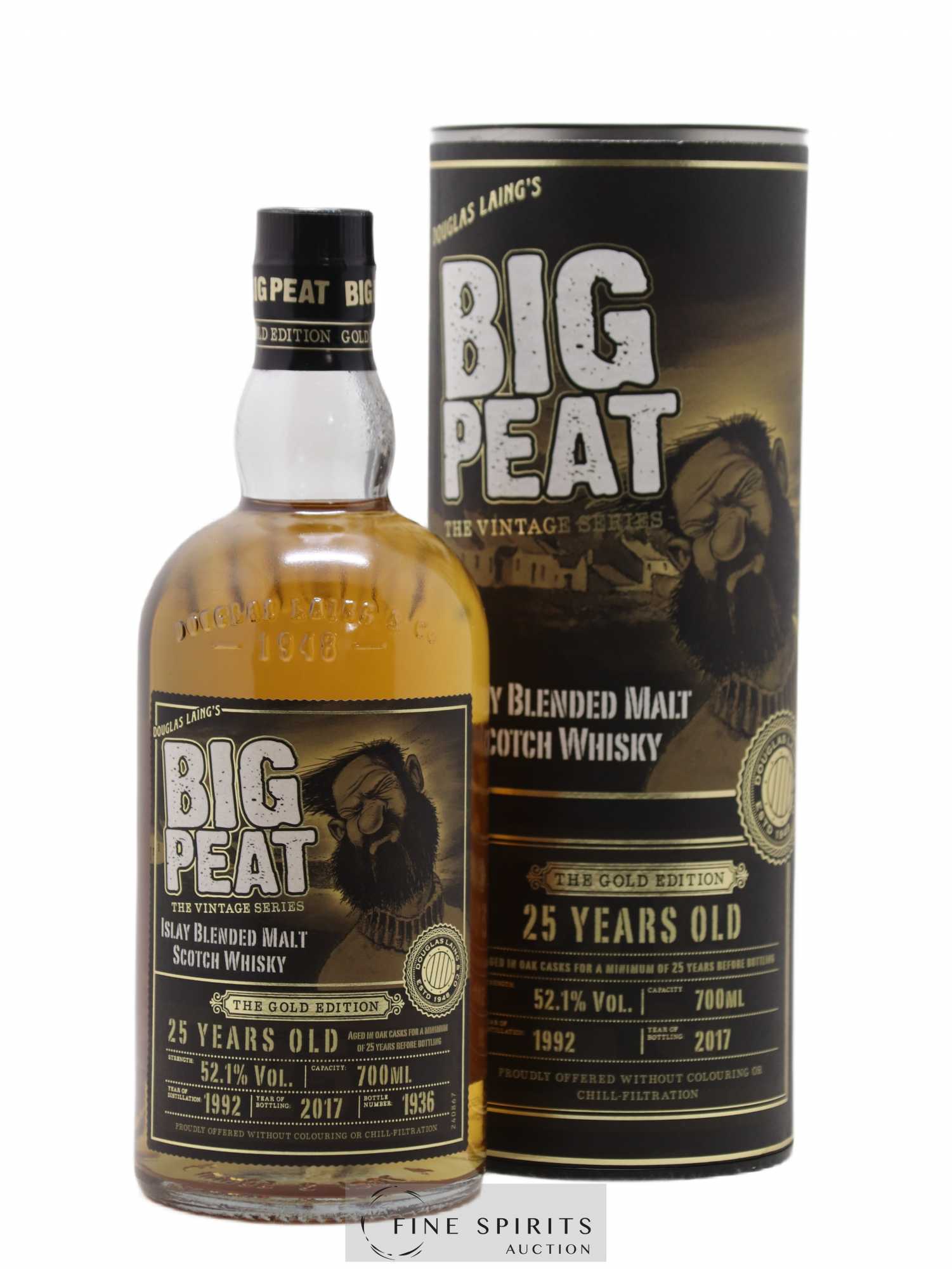 Big Peat 25 years 1992 Douglas Laing The Gold Edition One of 3000 - bottled 2017 The Vintage Series