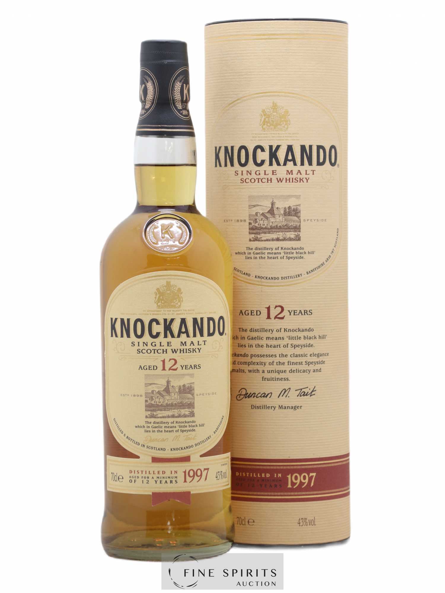 Knockando 12 years 1997 Of.