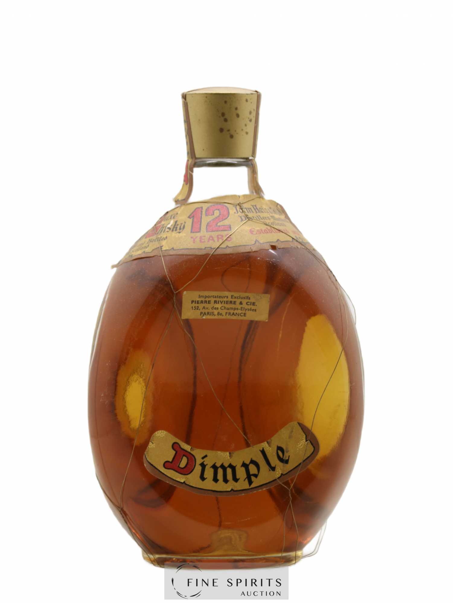 Dimple 12 years Of. De Luxe Pierre Riviere Import