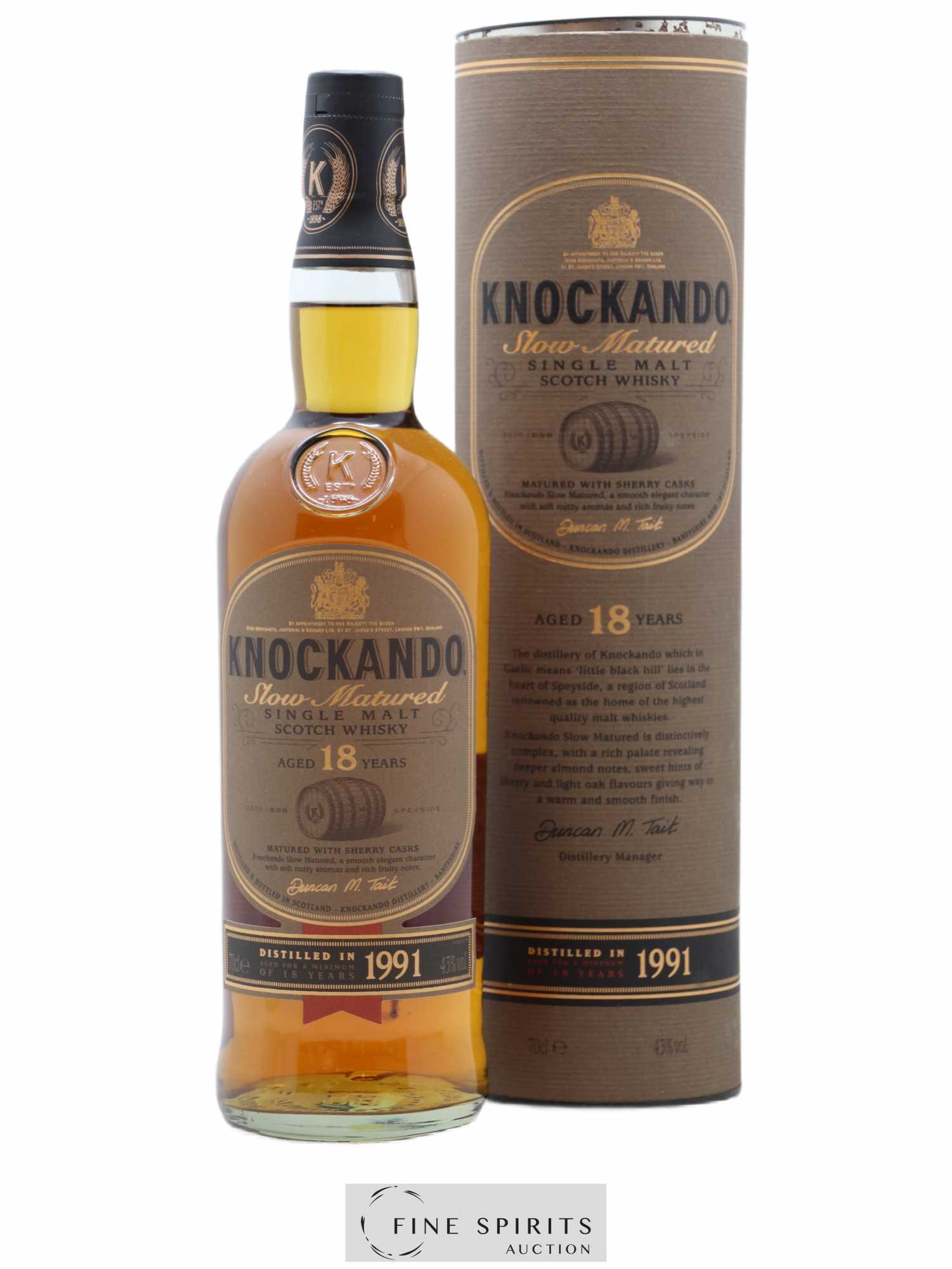 Knockando 18 years 1991 Of. Slow Matured Sherry Casks