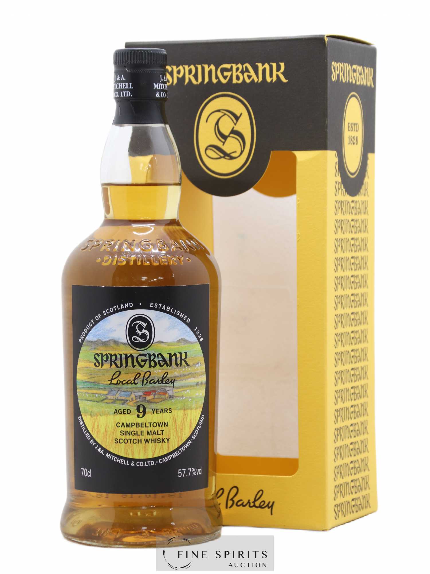 Springbank 9 years 2009 Of. Local Barley One of 9700 - bottled 2018