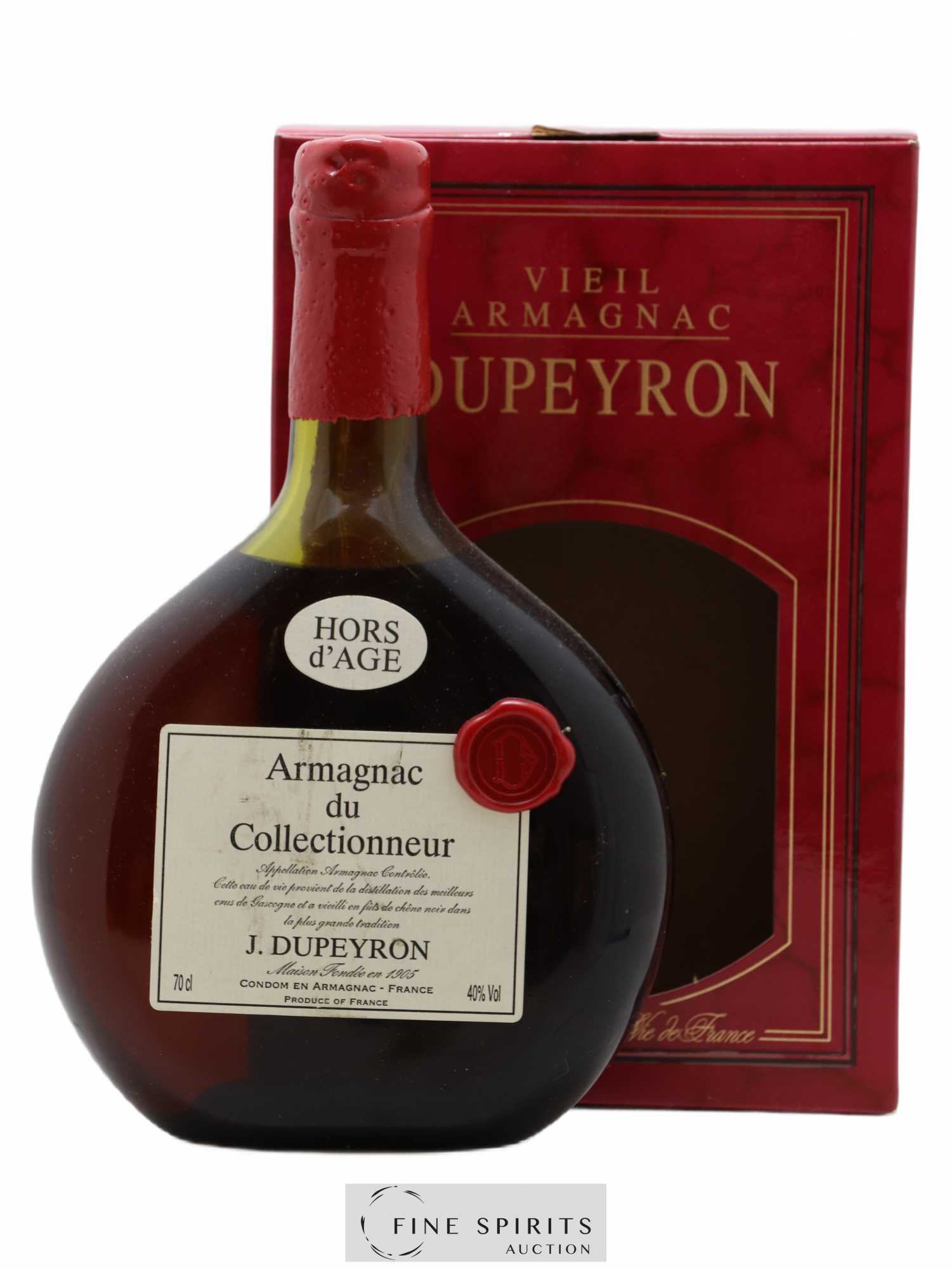 J. Dupeyron Of. Hors d'Age Armagnac du Collectionneur