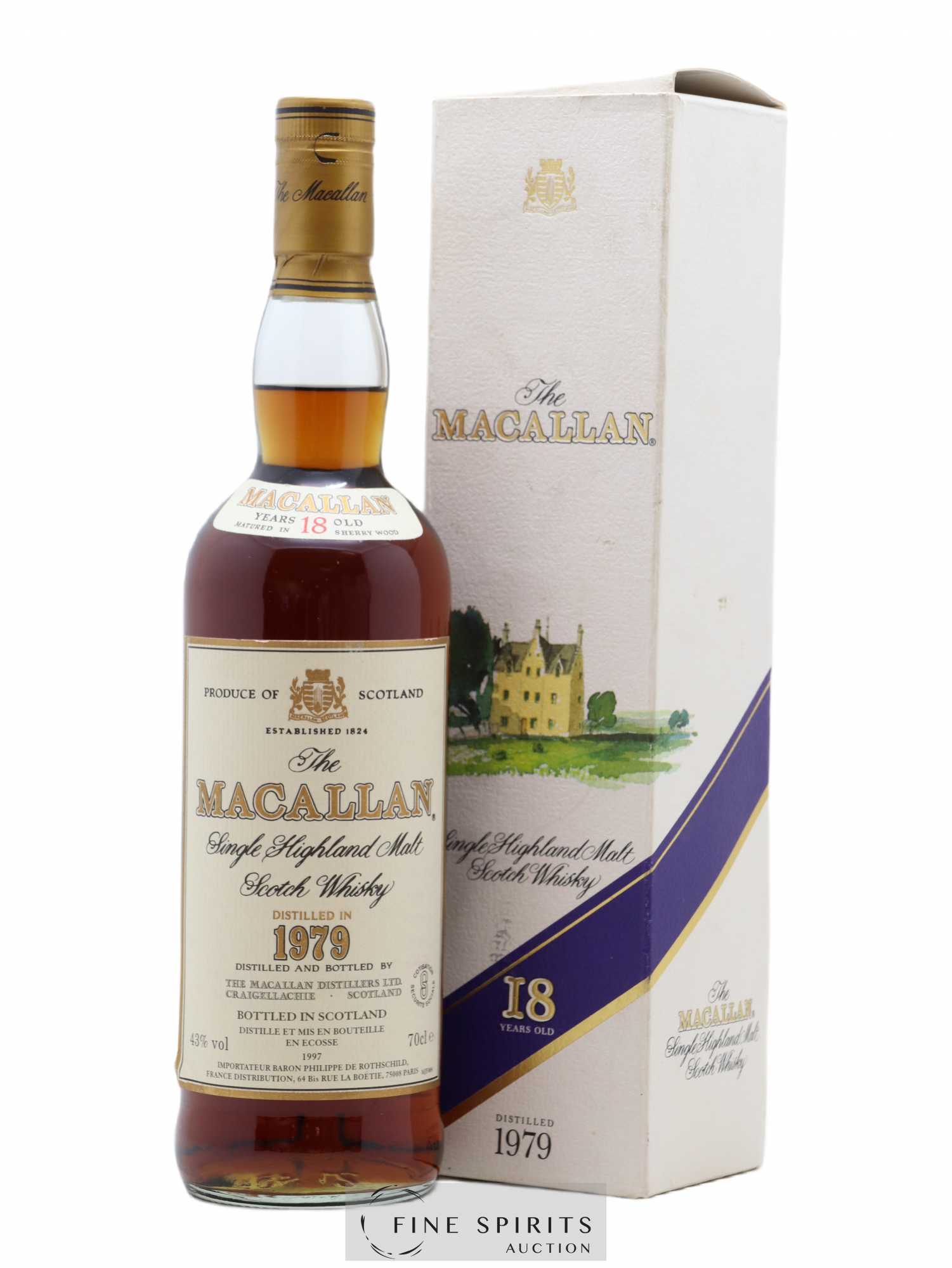 Macallan (The) 18 years 1979 Of. Sherry Wood Matured - bottled 1997