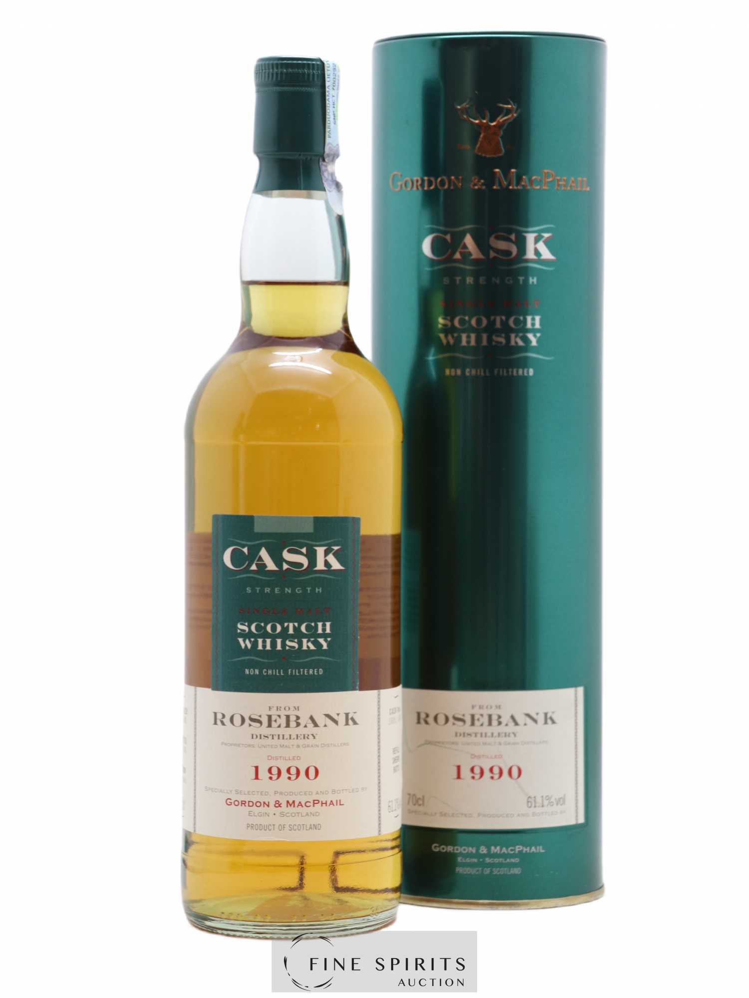 Rosebank 1990 Gordon & Macphail Cask n°1605-1606 - bottled 2006