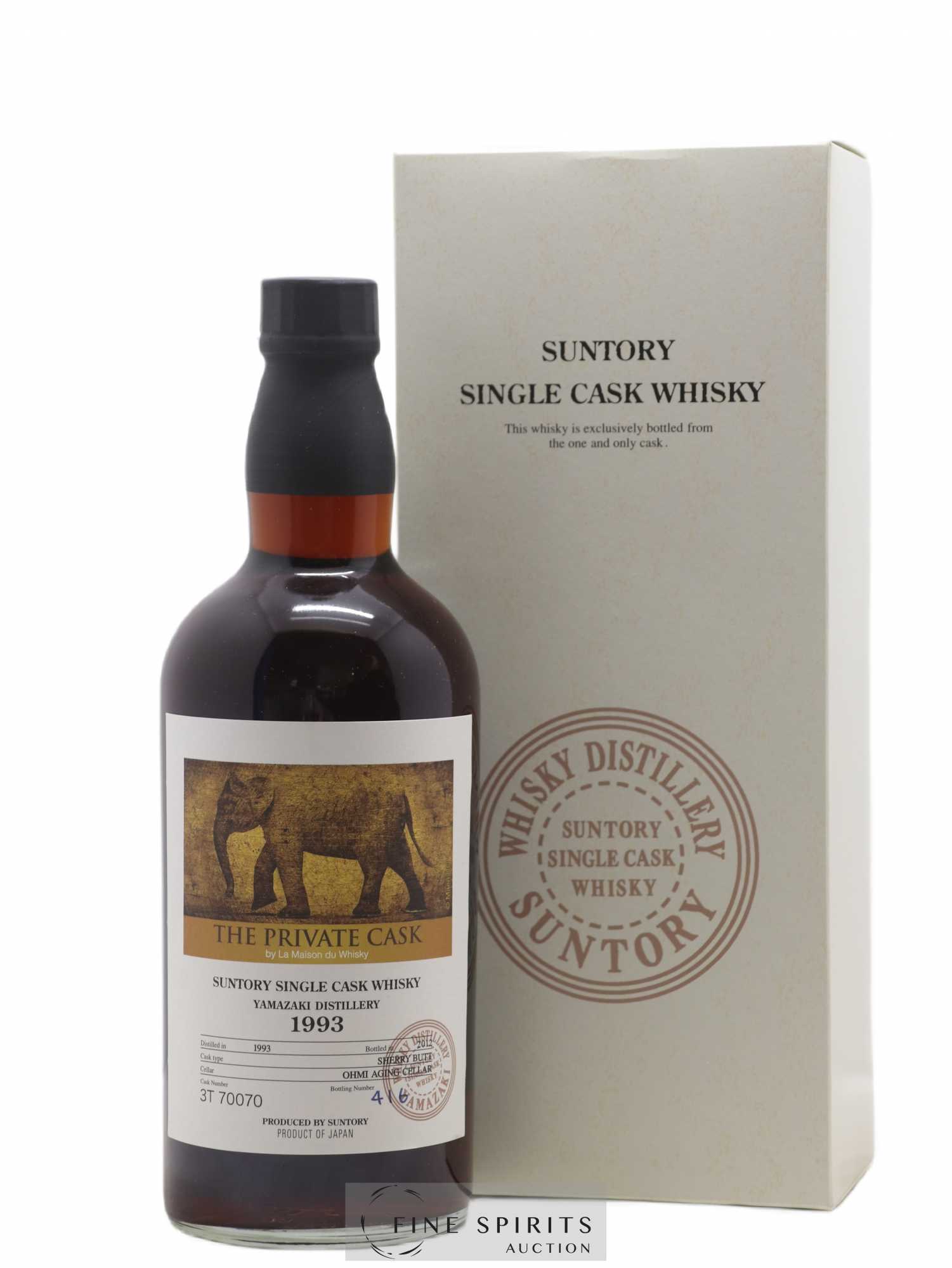 Yamazaki 1993 Of. Single Sherry Butt Cask n 3T70070 bottled 2012 LMDW The Private Cask