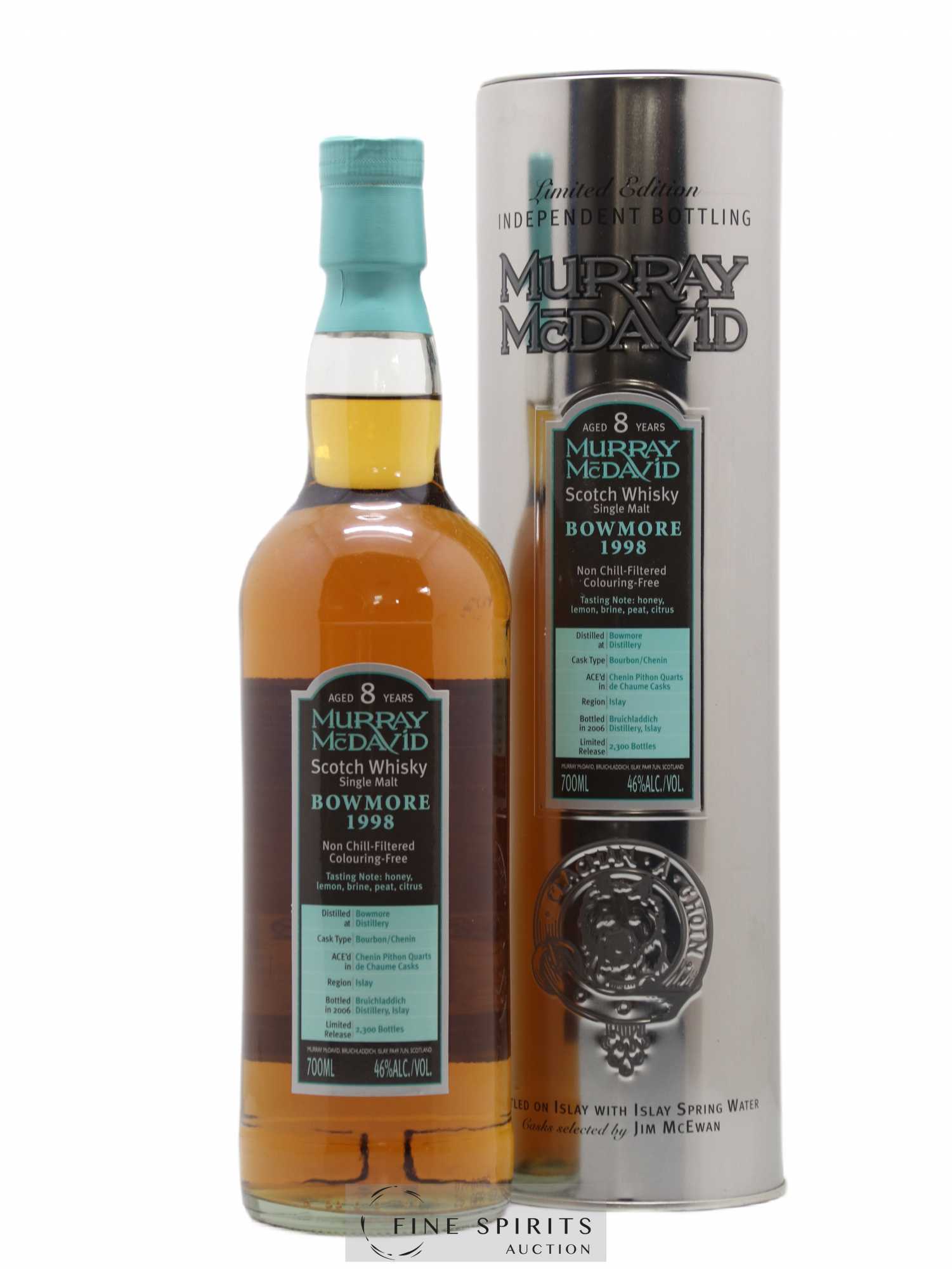 Bowmore 8 years 1998 Murray Mc David One of 2300 Limited Release