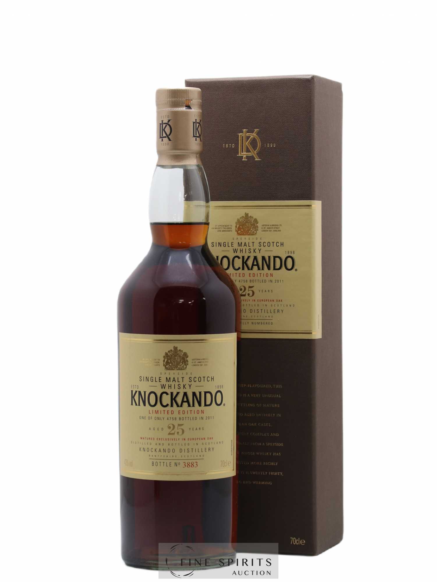 Knockando 25 years Of. One of 4758 - bottled 2011 Limited Edition