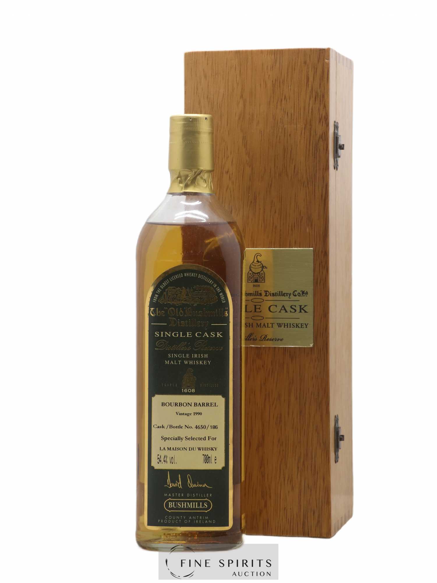 Bushmills 1990 Of. Bourbon Cask n°4650 LMDW Distiller's Reserve