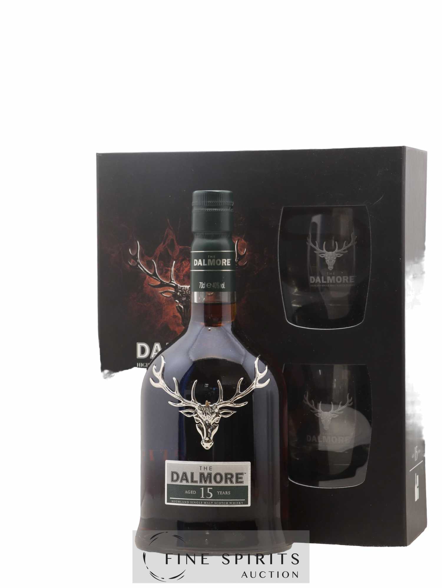 Dalmore 15 years Of. Coffret 2 glasses